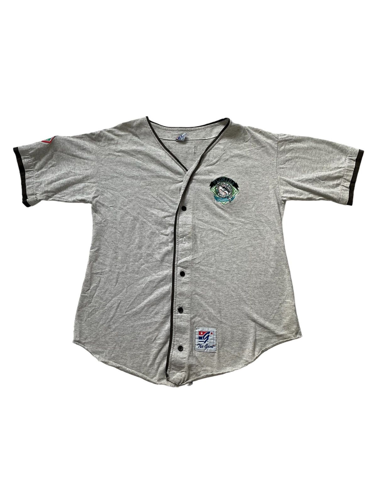 MLB × The Game FLORIDA MARLINS 90’s BUTTON UP SHIRT Size US M / EU 48-50 / 2 - 1 Thumbnail
