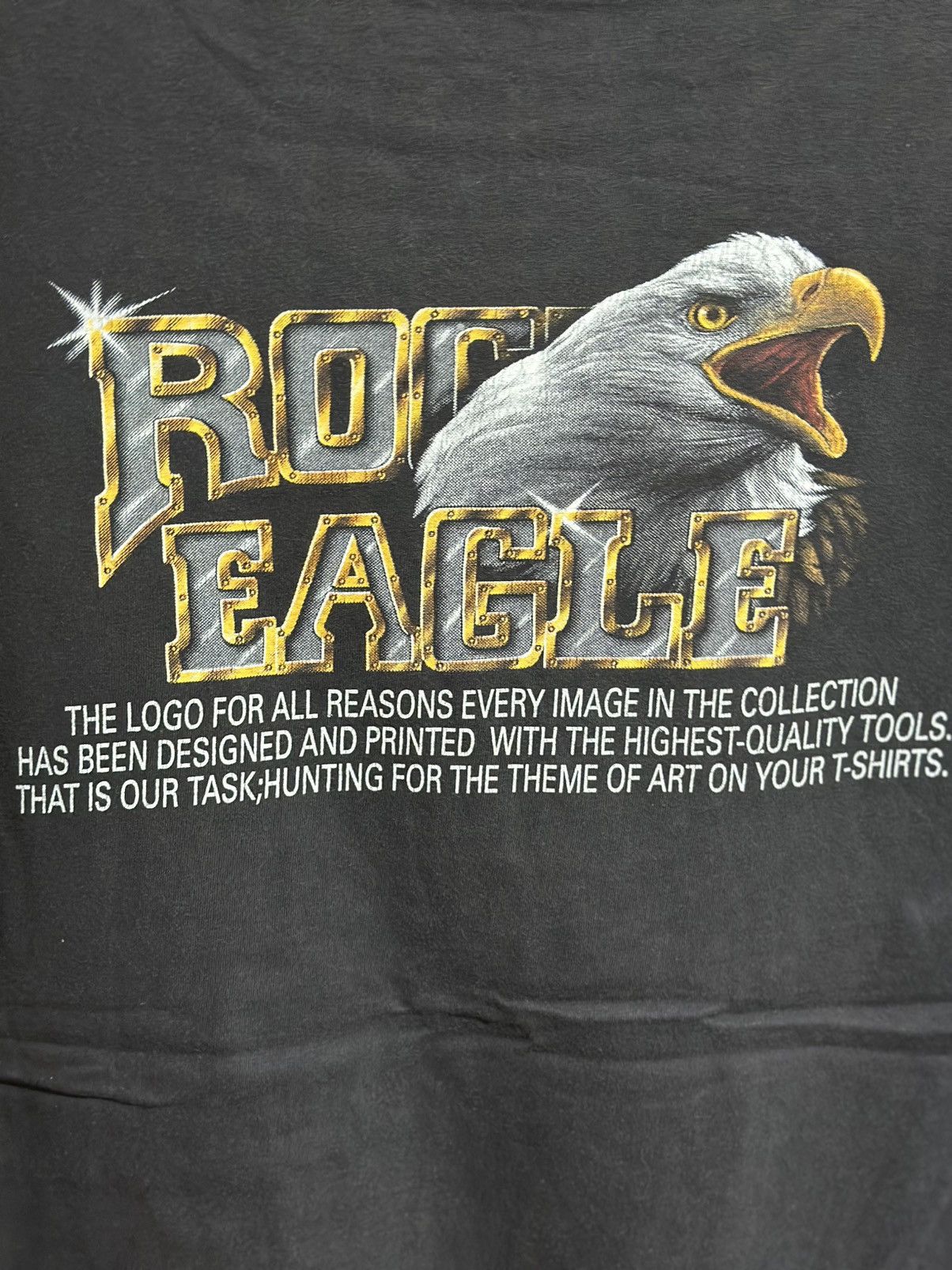 Vintage × West Coast Choppers Vintage Rock Eagle Proud Rider Biker Faded Tee Size US L / EU 52-54 / 3 - 6 Thumbnail