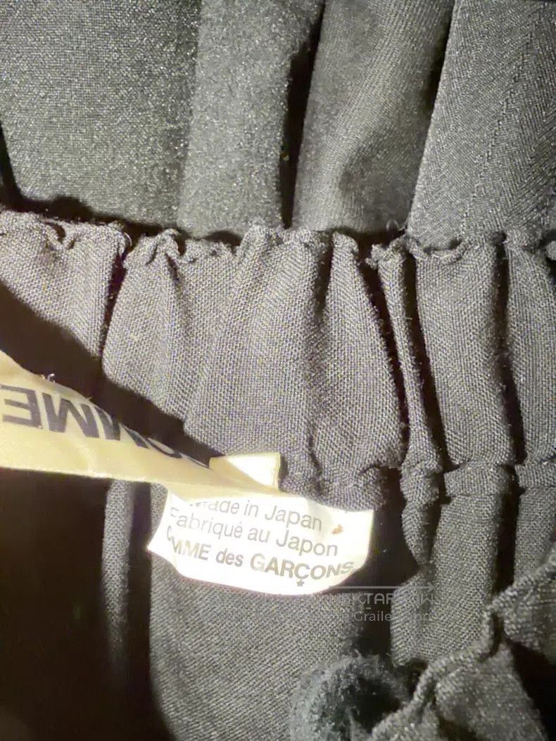 Comme des Garcons Comme des Garcons Size XS Black wool skirt Size 23" - 2 Thumbnail
