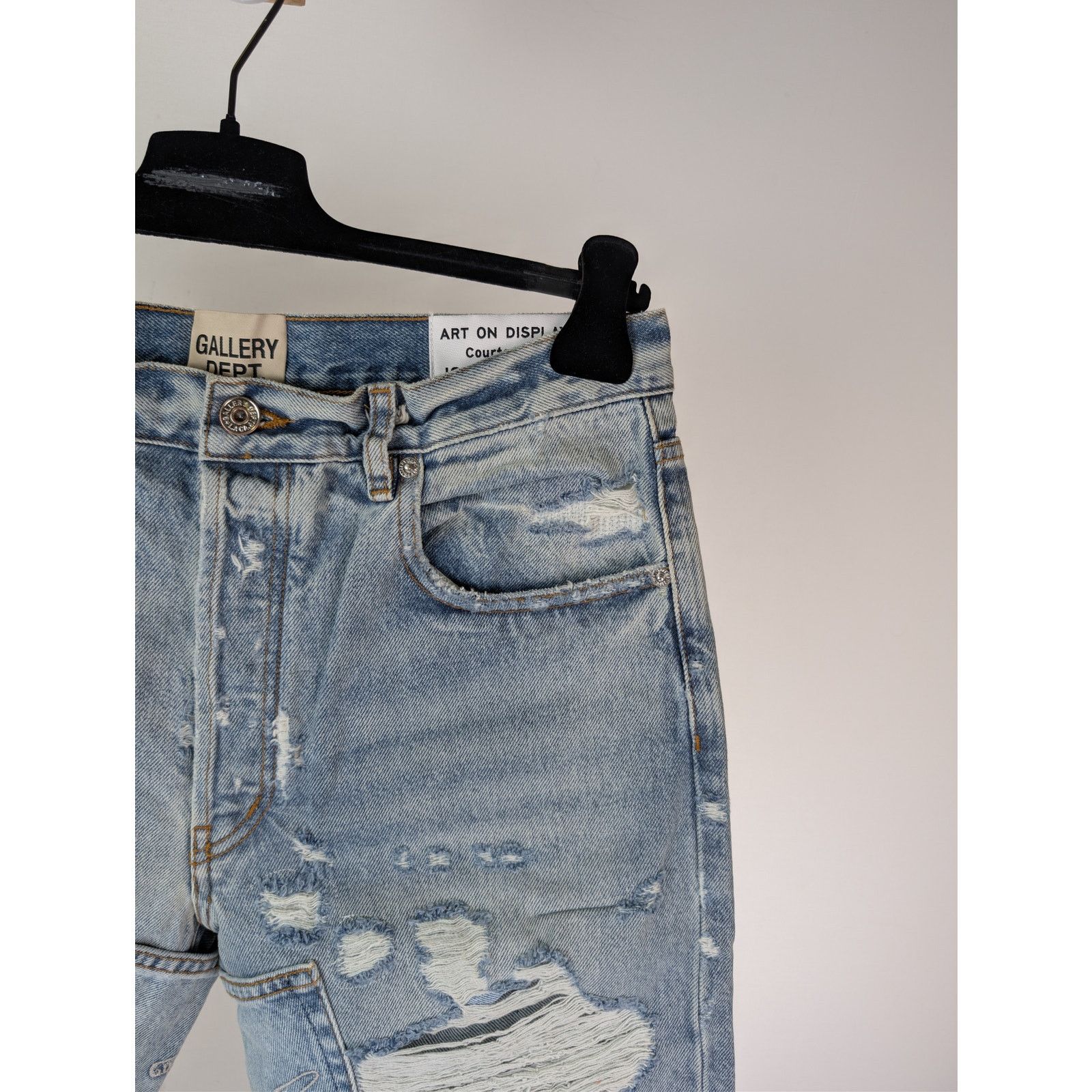 Gallery Dept. o1rshd1 Size: 32 x 32 / Bowery 5001 Straight-Leg Denim Jeans Size US 32 / EU 48 - 5 Thumbnail