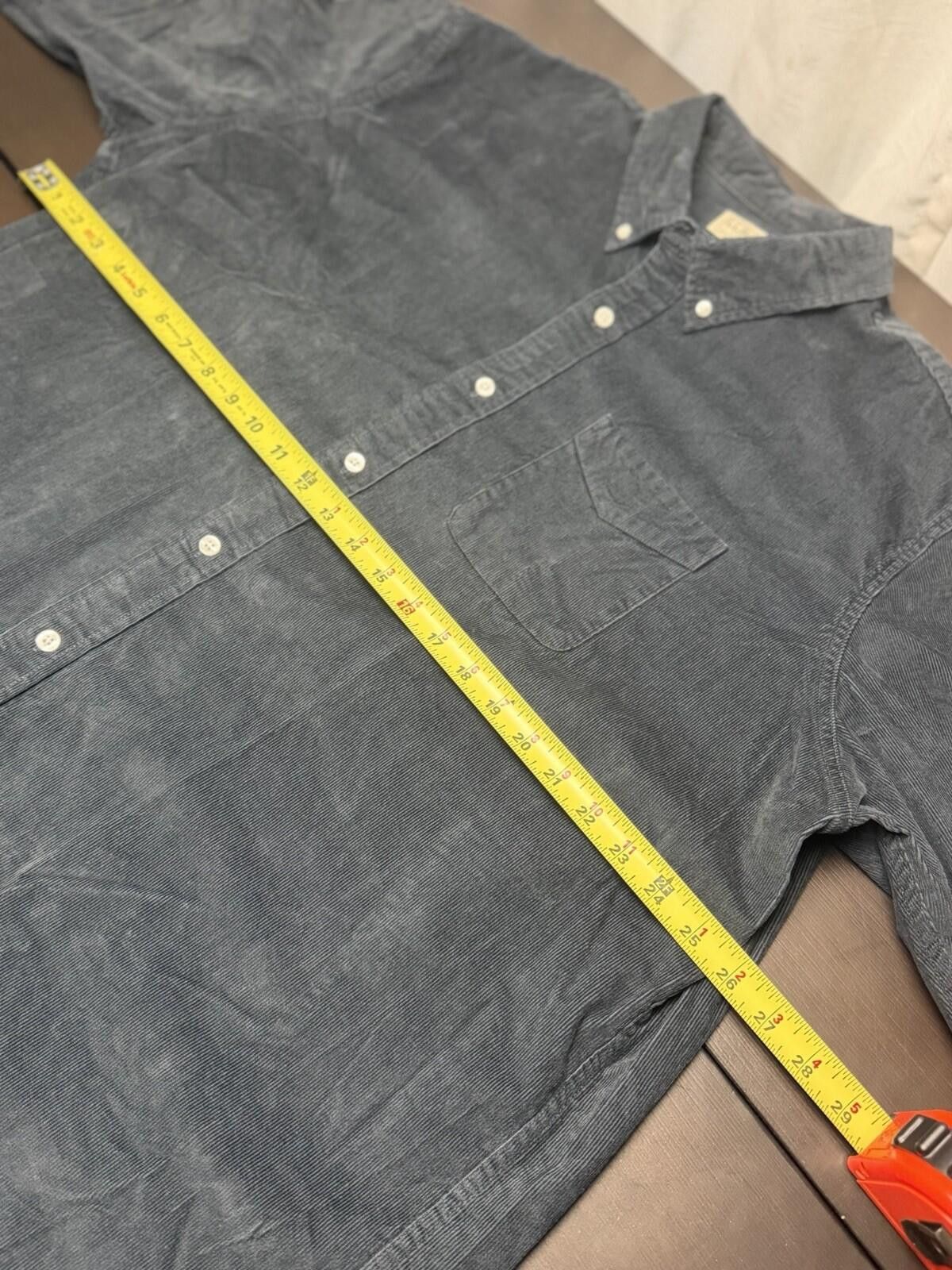 L.L. Bean L.L.Bean Men’s XL Black Corduroy Button Down Shirt Size US XL / EU 56 / 4 - 4 Thumbnail