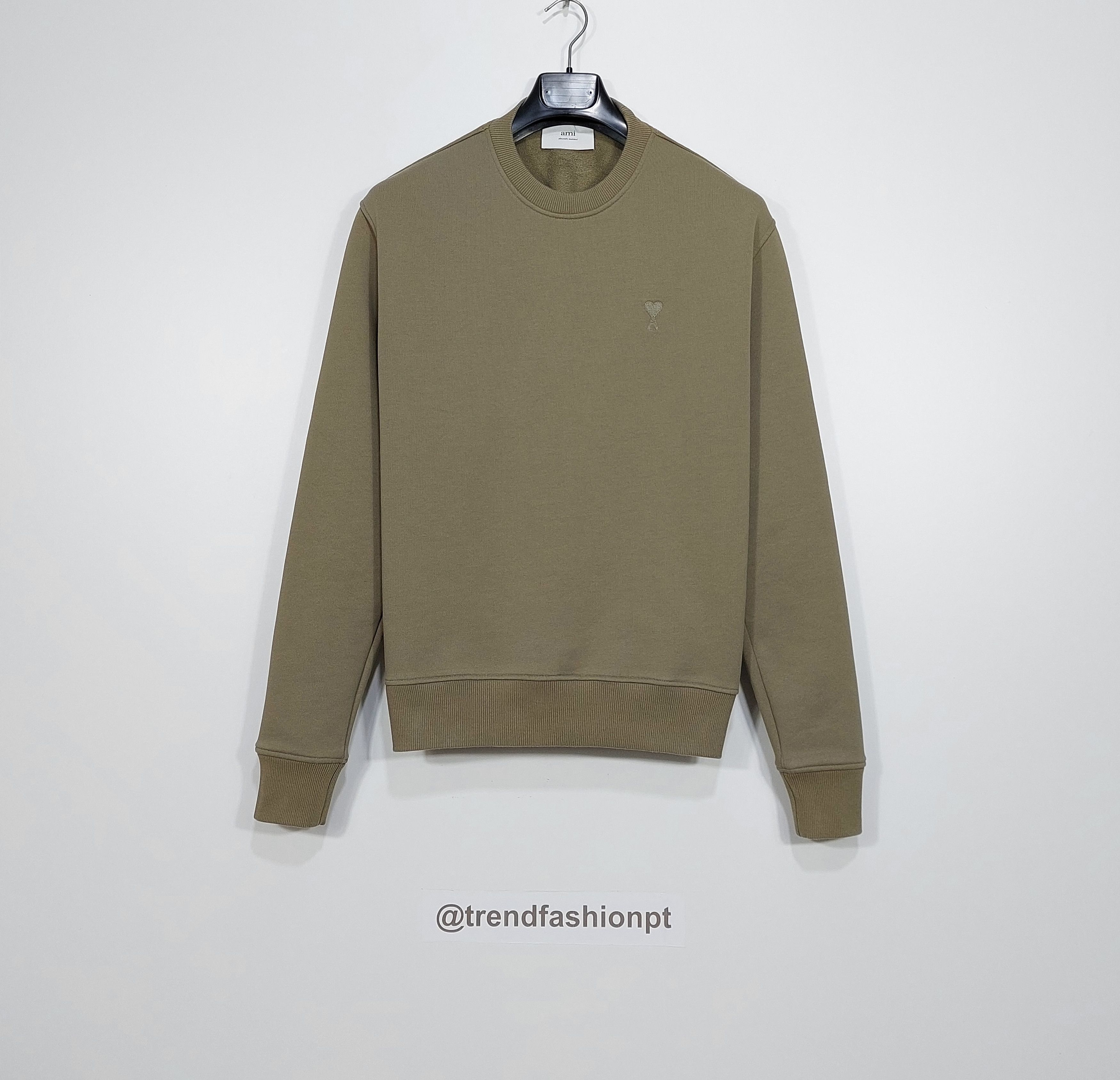 AMI ami decoeur sweatshirt - khaki S Size US S / EU 44-46 / 1 - 1 Thumbnail