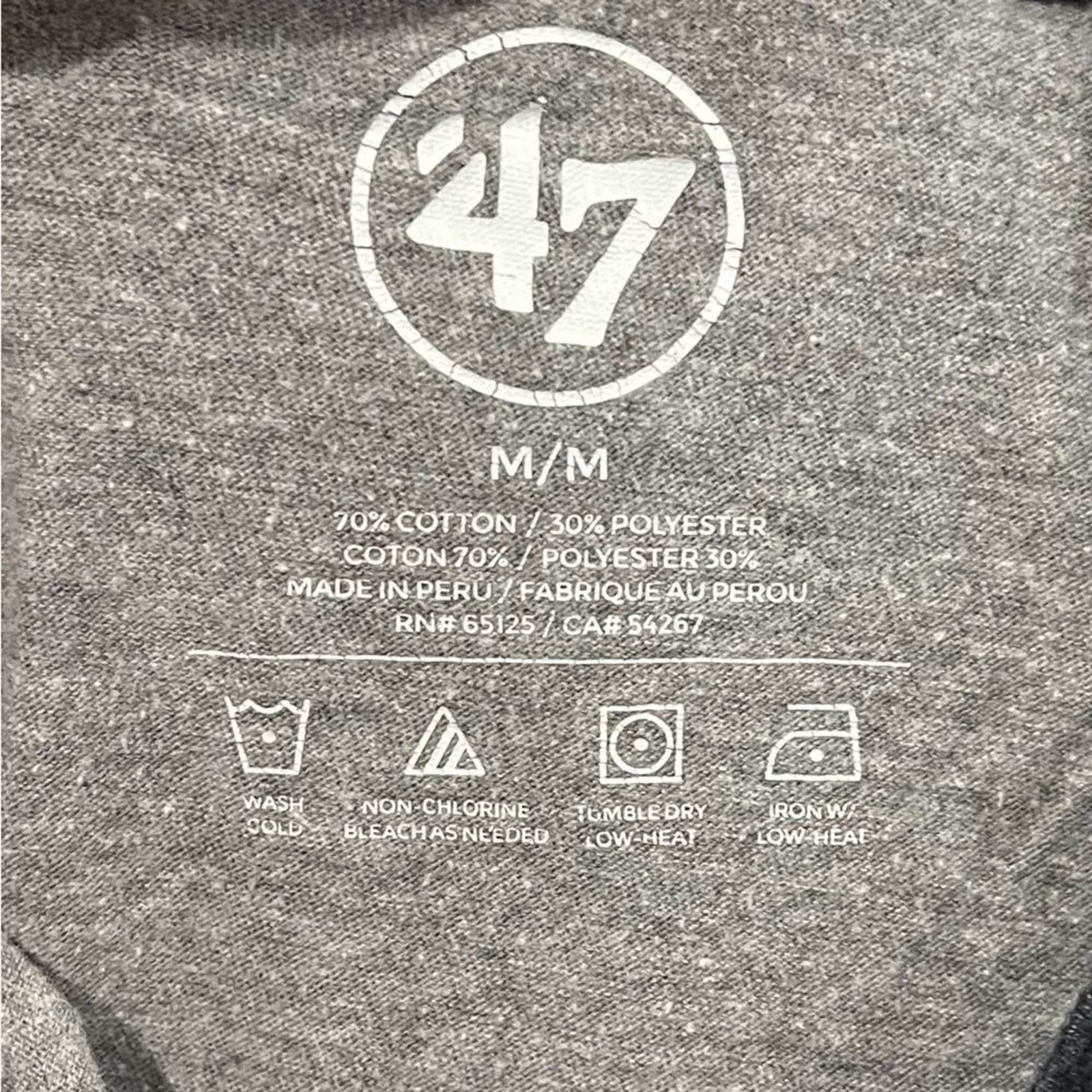Vintage 47Brand Purdue Boilermakers Raglan Baseball T-Shirt Size M Size M / US 6-8 / IT 42-44 - 3 Thumbnail