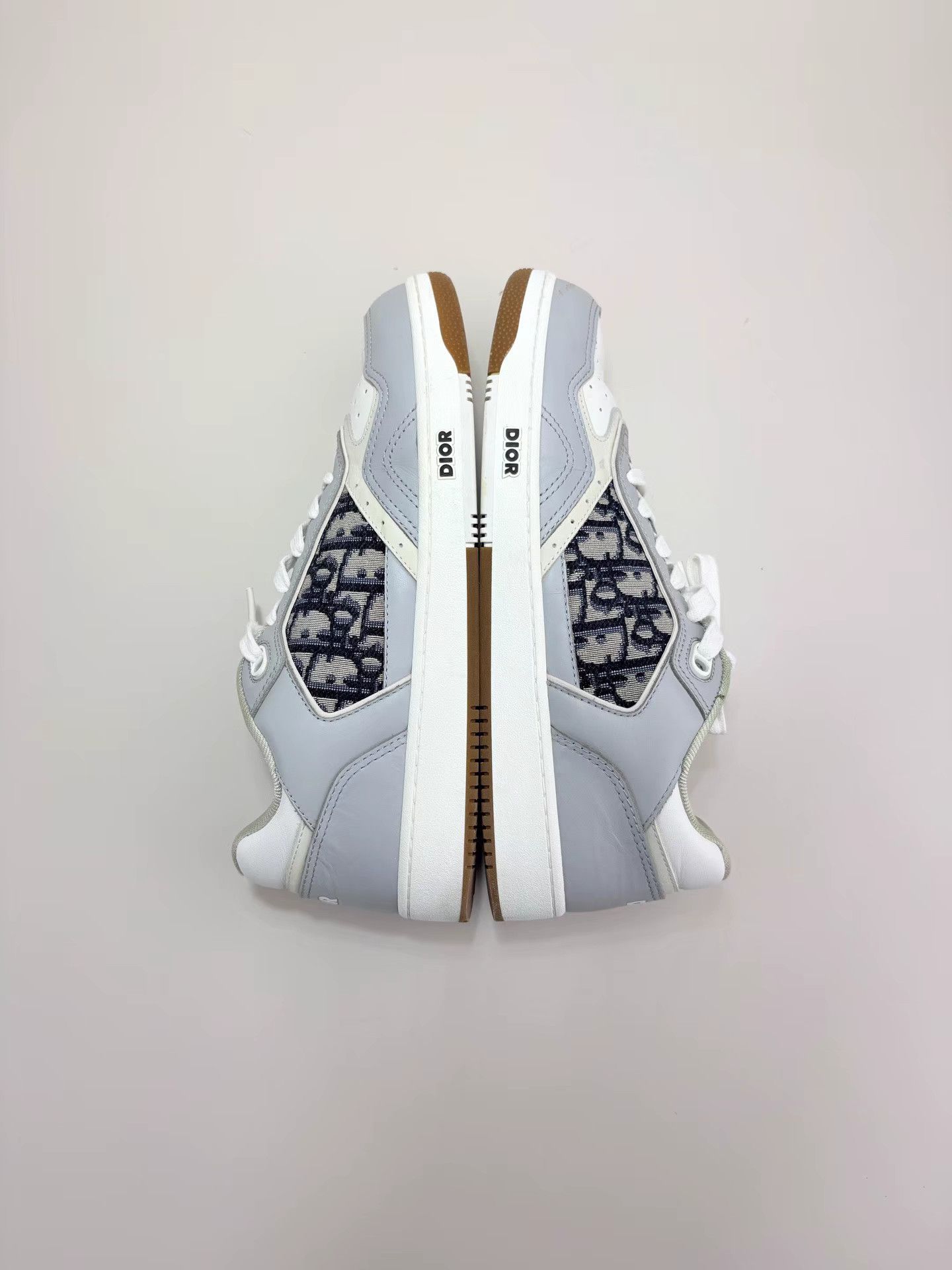 Dior DIOR B27 Grey And White Sneakers K1 Size US 8.5 / EU 41-42 - 5 Thumbnail