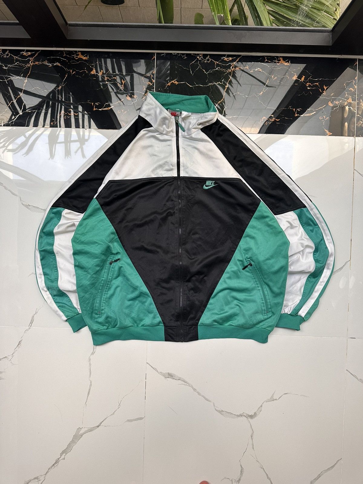 Nike × Vintage 80s NIKE VINTAGE BASIC LOGO STREETWEAR LIGHT JACKET Size US XL / EU 56 / 4 - 3 Thumbnail