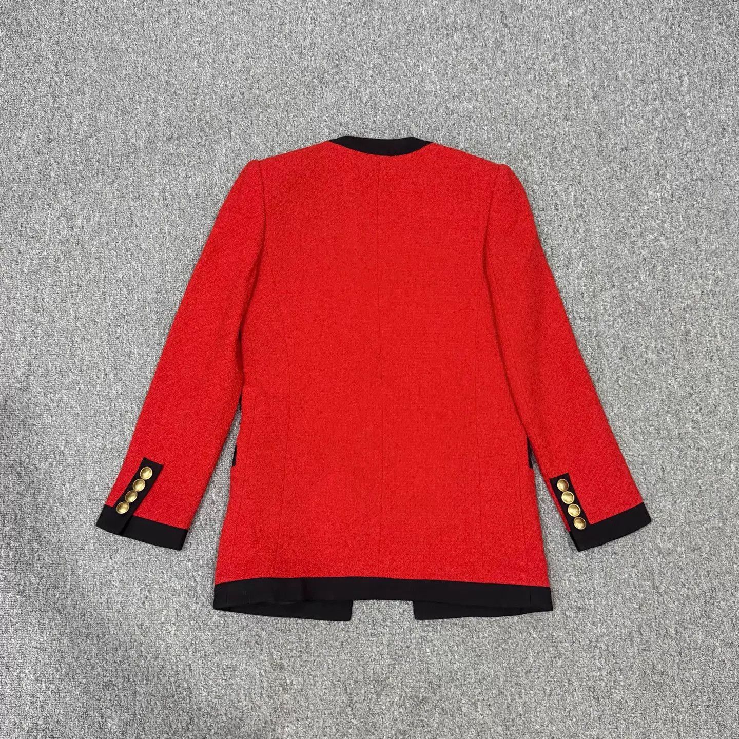 Saint Laurent Paris SLP red tweed jacket 36 99 new Size XS / US 0-2 / IT 36-38 - 2 Thumbnail