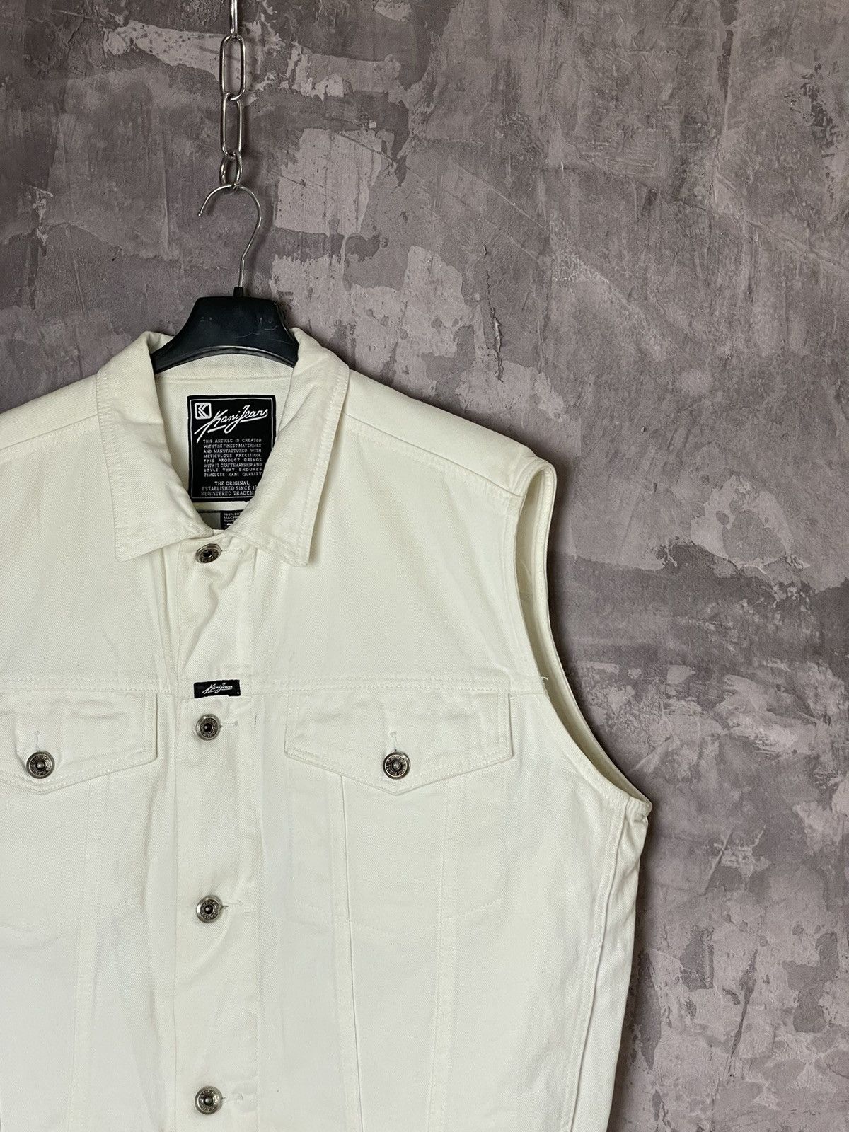 Karl Kani × Rap Tees × Vintage vintage karl kani denim vest jacket Size US L / EU 52-54 / 3 - 3 Thumbnail