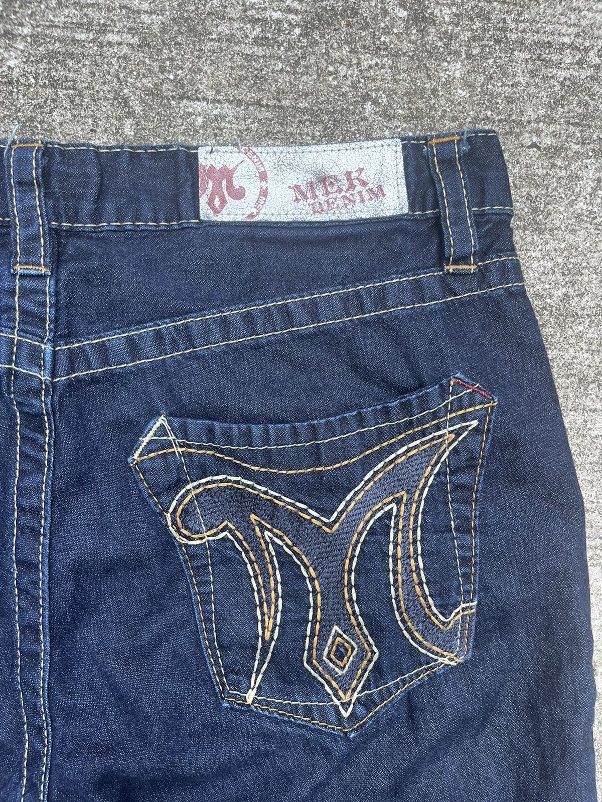 MEK × Mek Denim Vintage Y2K Flared Jeans Mek Denim Size US 34 / EU 50 - 7 Thumbnail