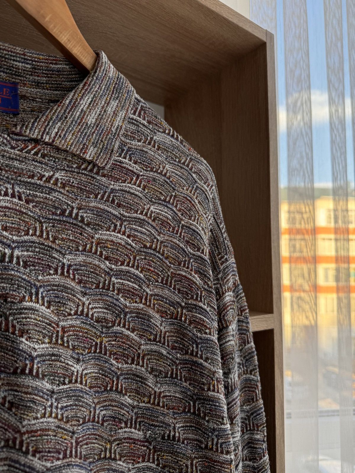 Missoni × Vintage Vintage Example by Missoni Mosaic Pattern Luxury Sweatshirt Size US XL / EU 56 / 4 - 3 Thumbnail