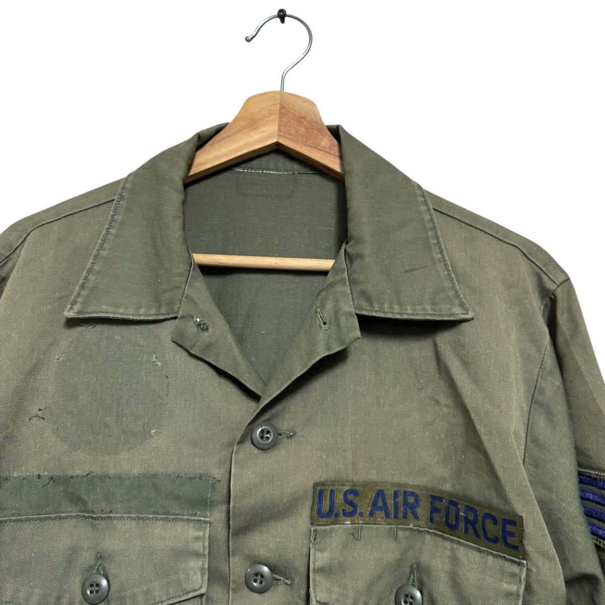 Vintage Vintage OG107 Fatigue Shirt Us Airforce Vietnam War Size US M / EU 48-50 / 2 - 6 Thumbnail