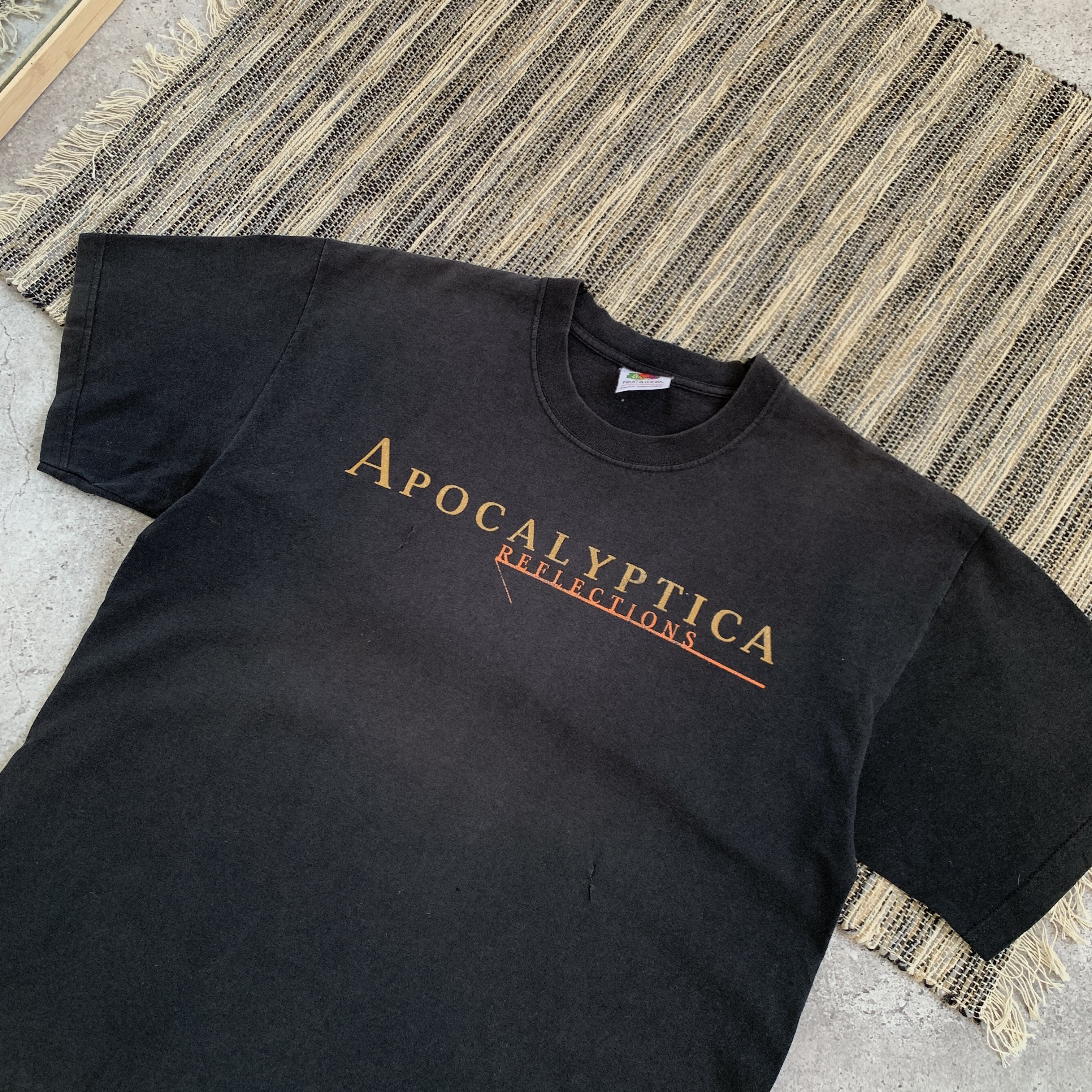 Band Tees Vintage APOCALYPTICA 90s Black Rock Band Tee Shirt Size US L / EU 52-54 / 3 - 4 Thumbnail
