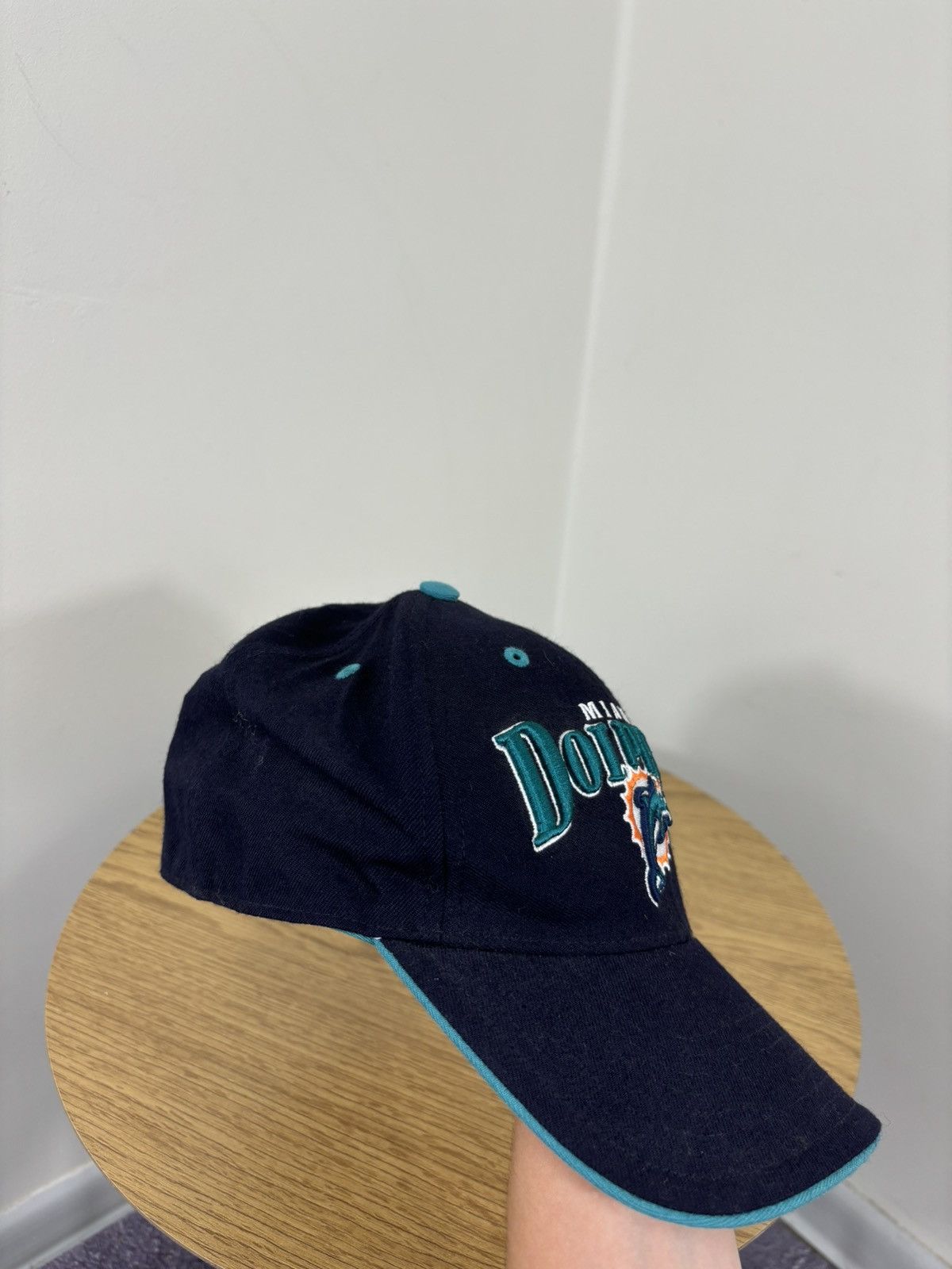 NFL Vintage 90s Miami Dolphins NFL Rare Dad Hat Cap Size ONE SIZE - 4 Thumbnail