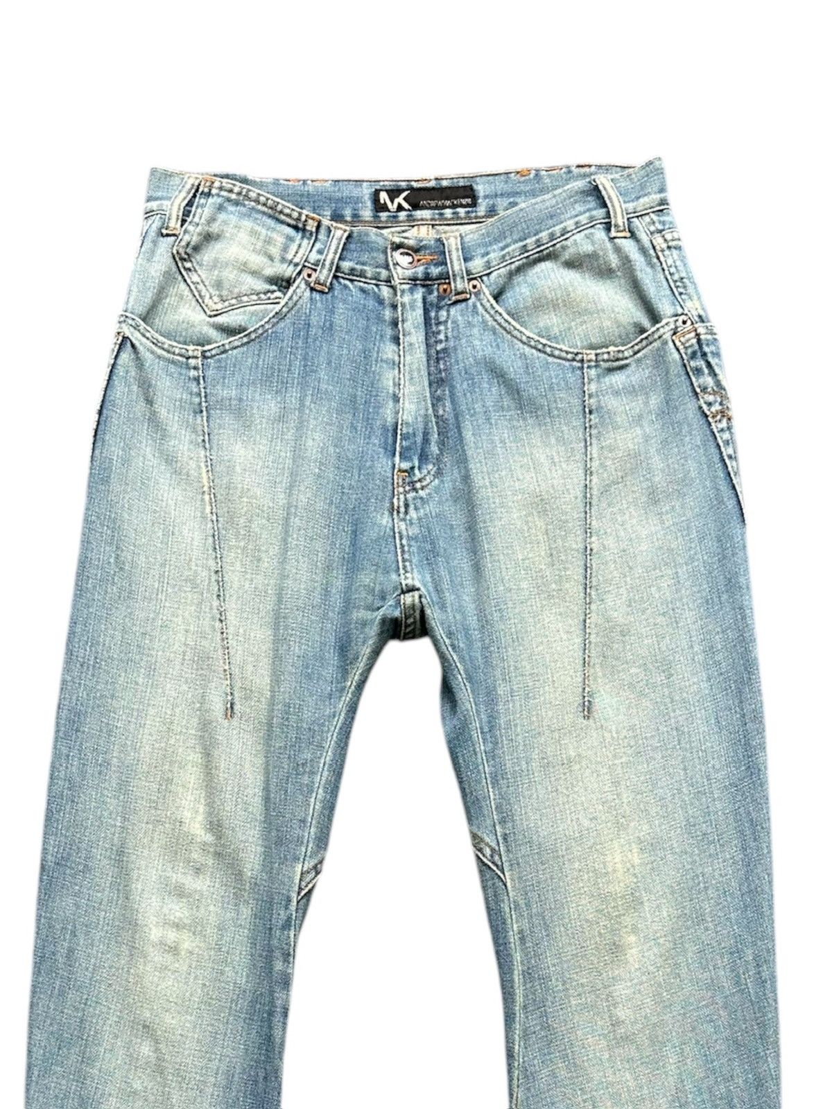 Andrew Mackenzie 00's archive Andrew Mackenzie hybrid distressed denim Size US 31 - 5 Thumbnail