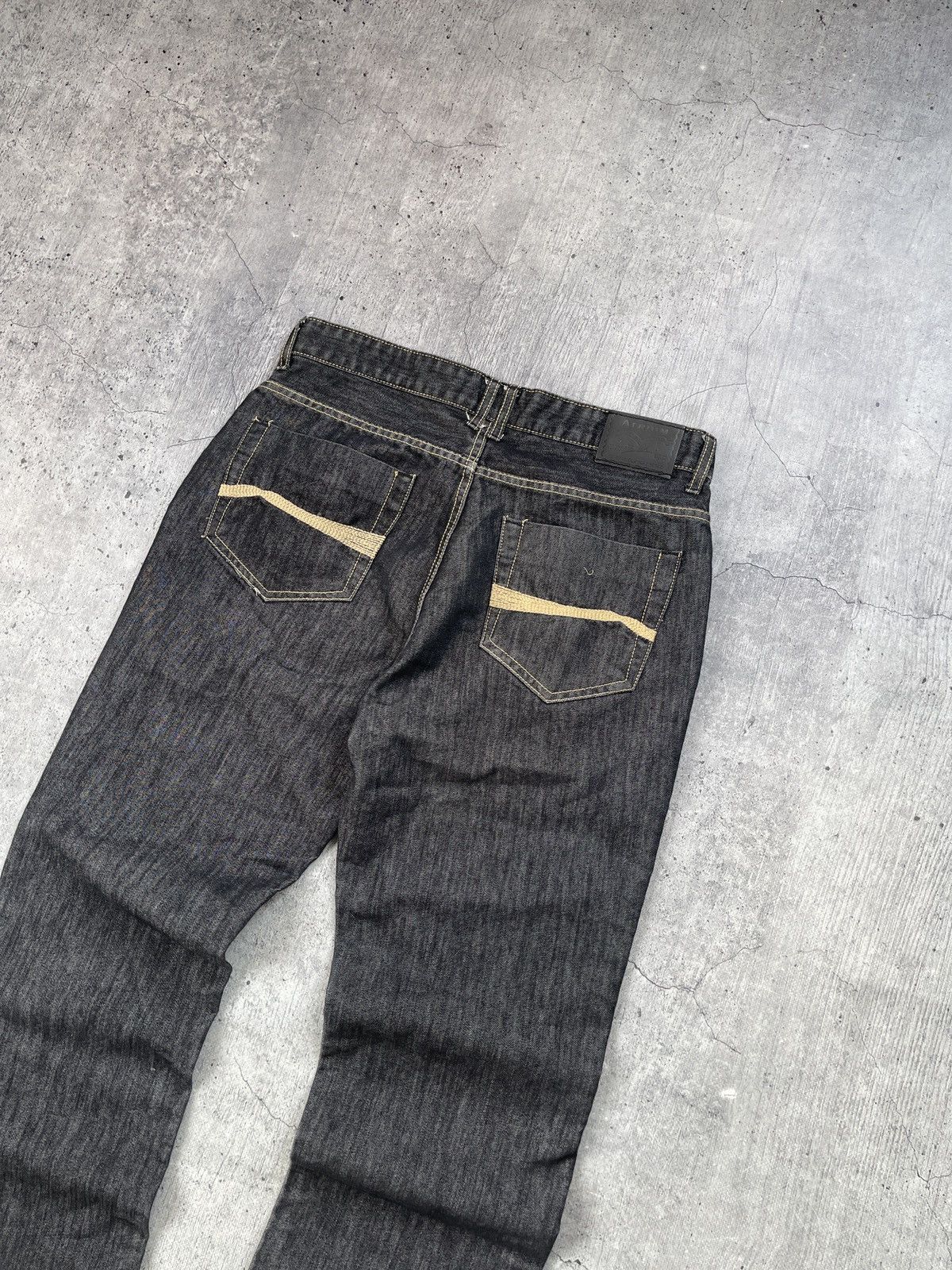 Japanese Brand × Vintage Atrium vintage denim, avant-garde style baggy model Size US 36 / EU 52 - 2 Thumbnail