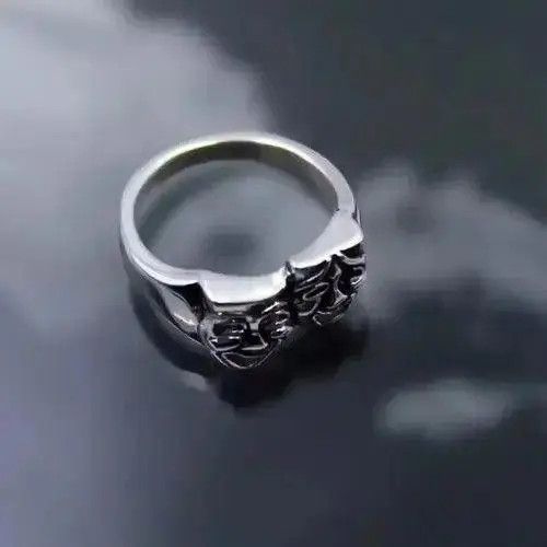 VIBE Comedy Ring | Signet Ring| Men’s Ring | Women’s Ring Size ONE SIZE - 8 Thumbnail