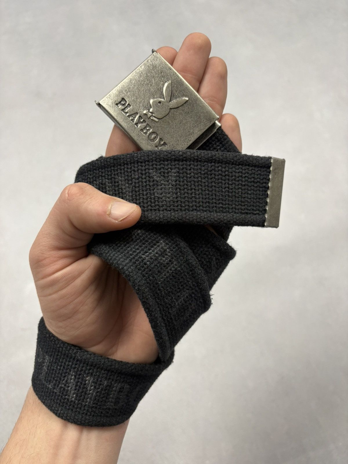 Playboy Vintage Playboy Logo Web Belt Canvas Monogram Y2K 2000s Size ONE SIZE - 1 Thumbnail