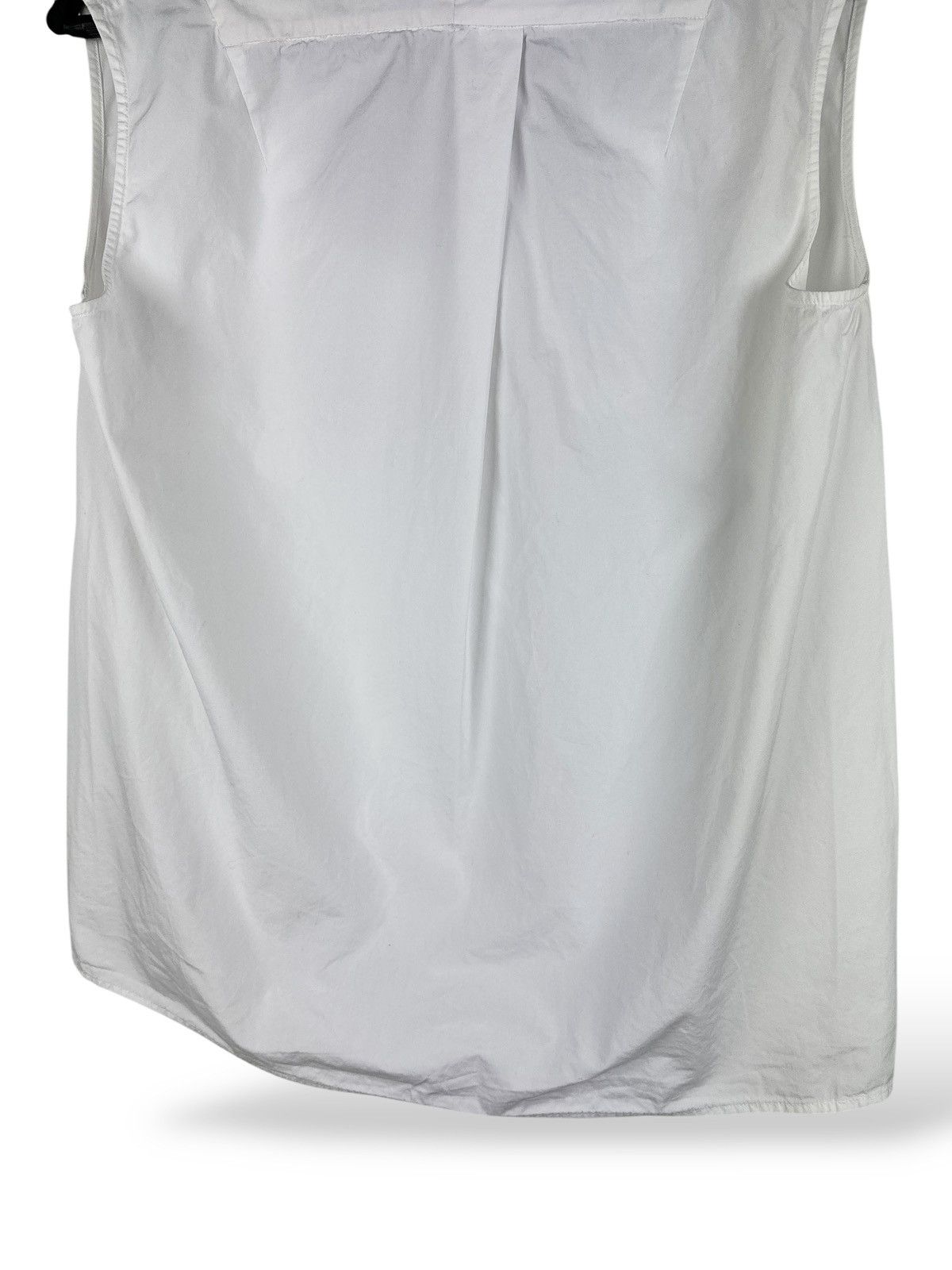 Jil Sander Jil Sander White Tank Top Sleeveles Top Classic Blank Womens Size S / US 4 / IT 40 - 8 Thumbnail