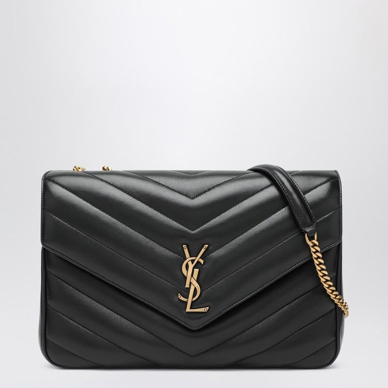 Saint Laurent Paris Saint Laurent Loulou Large Bag Black In Leather Size ONE SIZE - 1 Thumbnail
