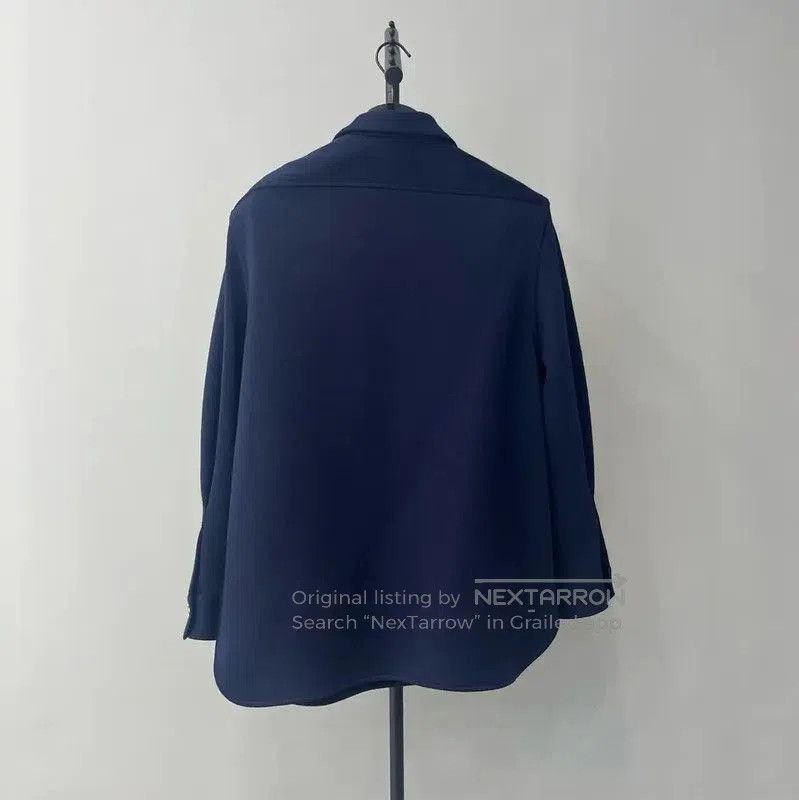 Yves Saint Laurent YSL Wool Coat for Women in Blue . Size M / US 6-8 / IT 42-44 - 2 Thumbnail
