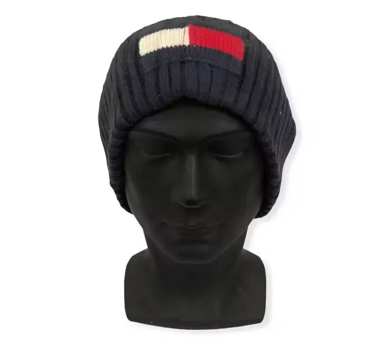 Tommy Hilfiger Vintage Tommy Hilfiger Big Logo beanie Hat Size ONE SIZE - 1 Thumbnail