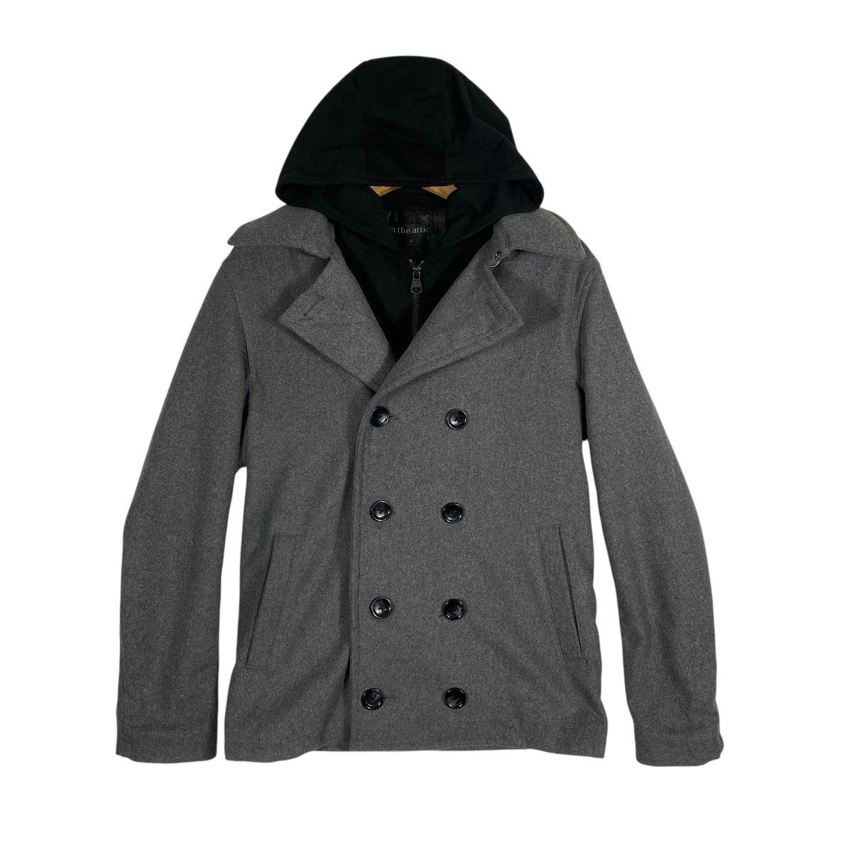 Vintage In The Attic Hoodie Button/Zipper Jacket M Size