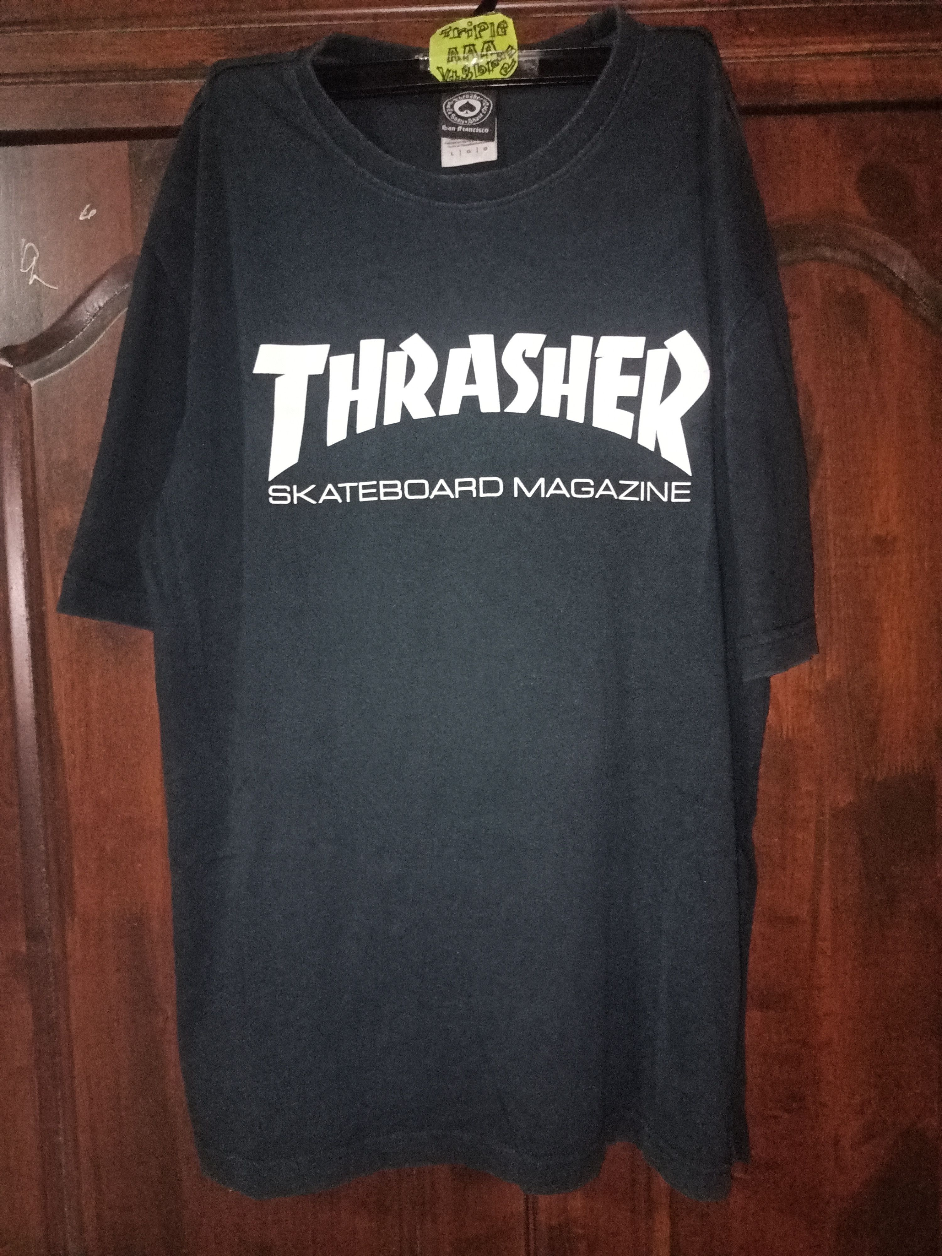Thrasher × Vision Streetwear Vintage Trasher Skate Men Shirt L Size US L / EU 52-54 / 3 - 1 Thumbnail