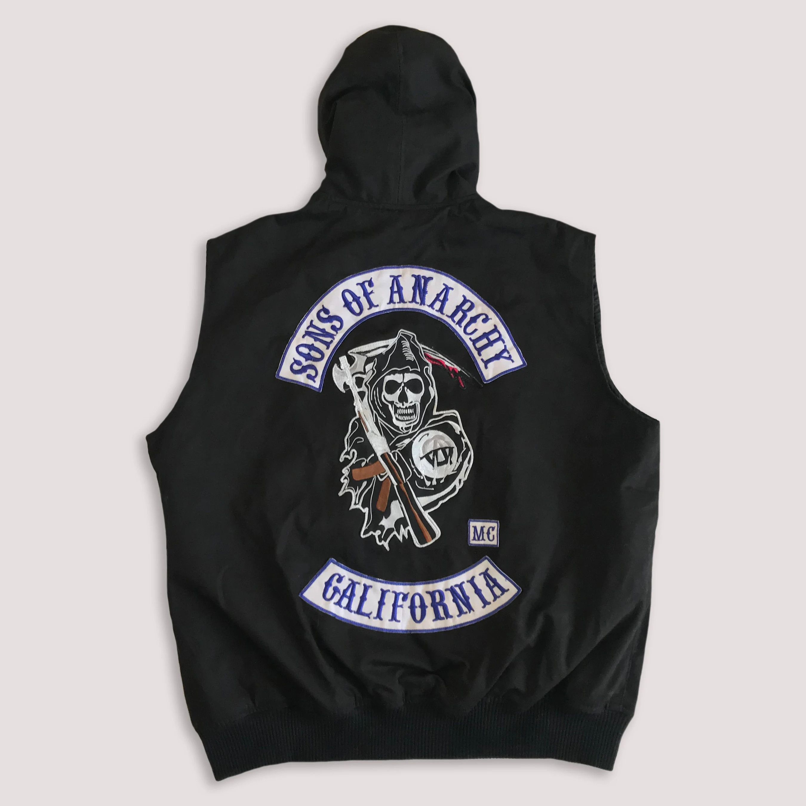 Other SONS OF ANARCHY Biker Vest Y2K Hoodie Televison Oversize Size US XL / EU 56 / 4 - 1 Thumbnail