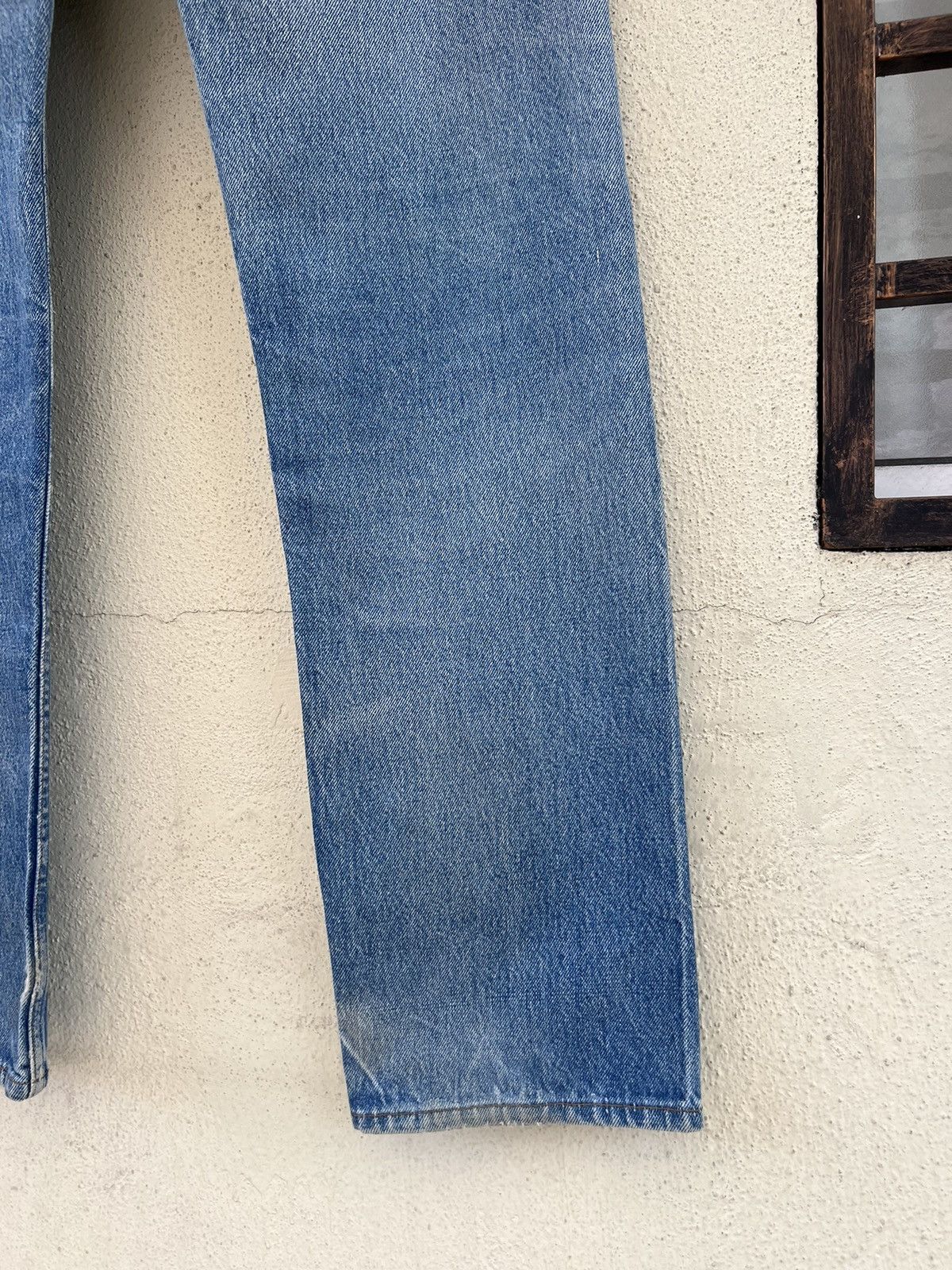 Levi's Vintage 80s Levi’s 501 Distressed Faded Blue Denim Jeans Size US 30 / EU 46 - 20 Thumbnail