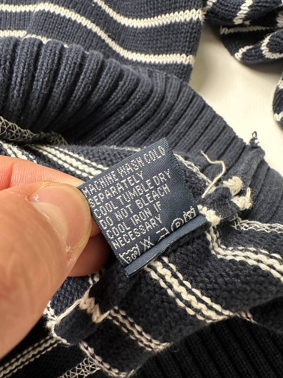 Polo Ralph Lauren Vintage 00s Polo Ralph Lauren Striped Cotton Sweater Size M / US 6-8 / IT 42-44 - 7 Thumbnail