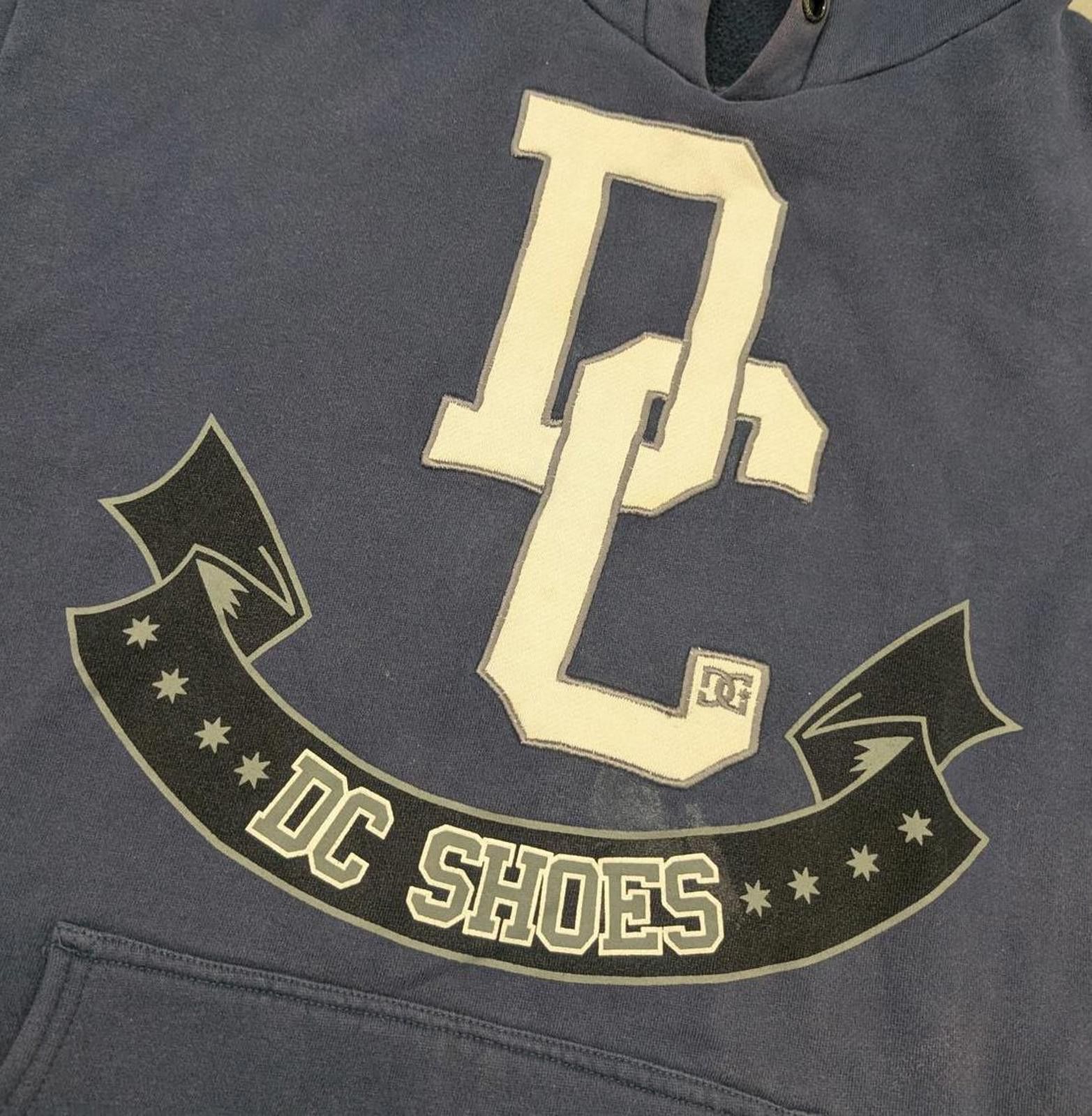 Other Vintage Y2K DC Shoes Faded Navy Blue Skate Hoodie Size US L / EU 52-54 / 3 - 2 Thumbnail