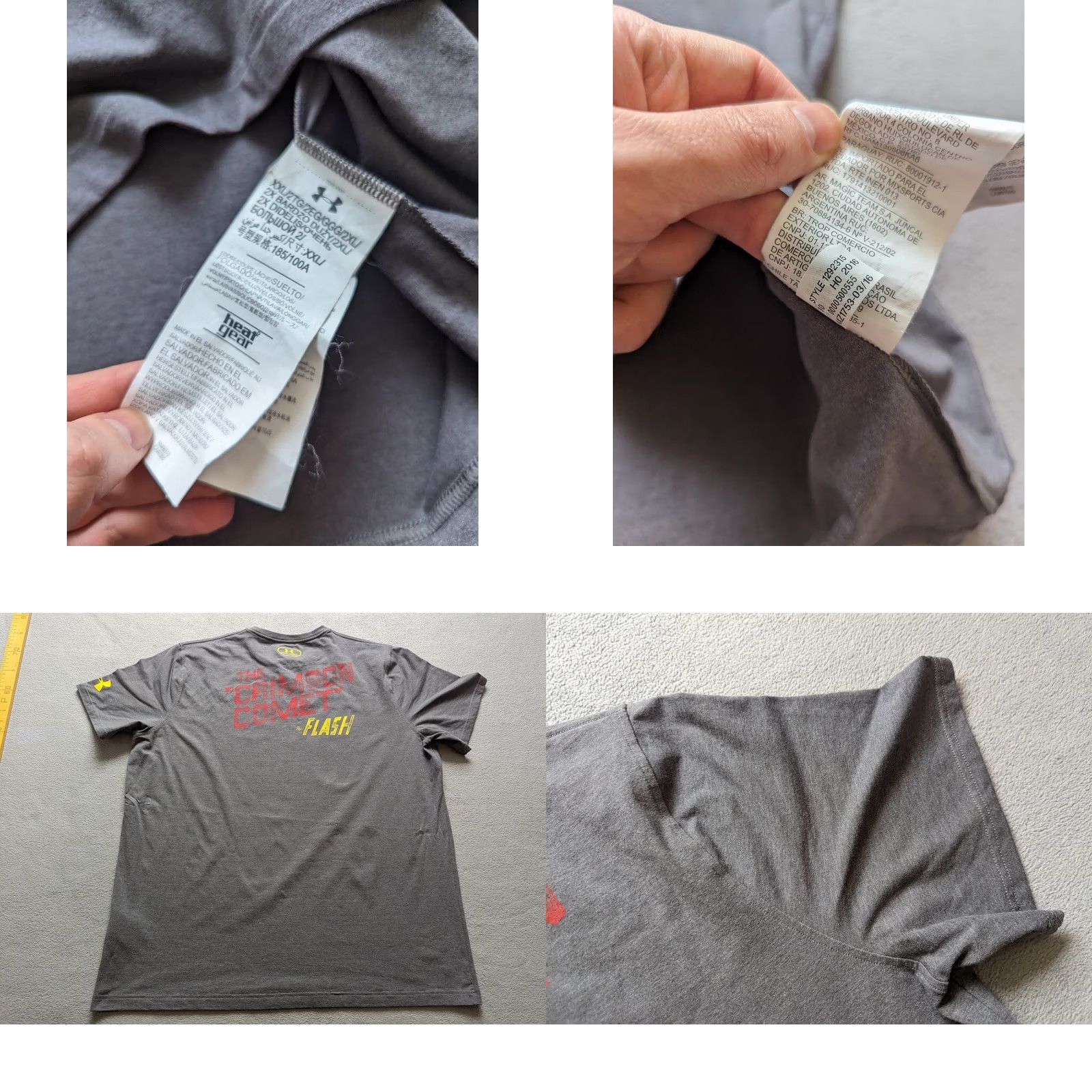 Under Armour Under armour Shirt Mens XXL Gray Flash size Size US XXL / EU 58 / 5 - 8 Thumbnail