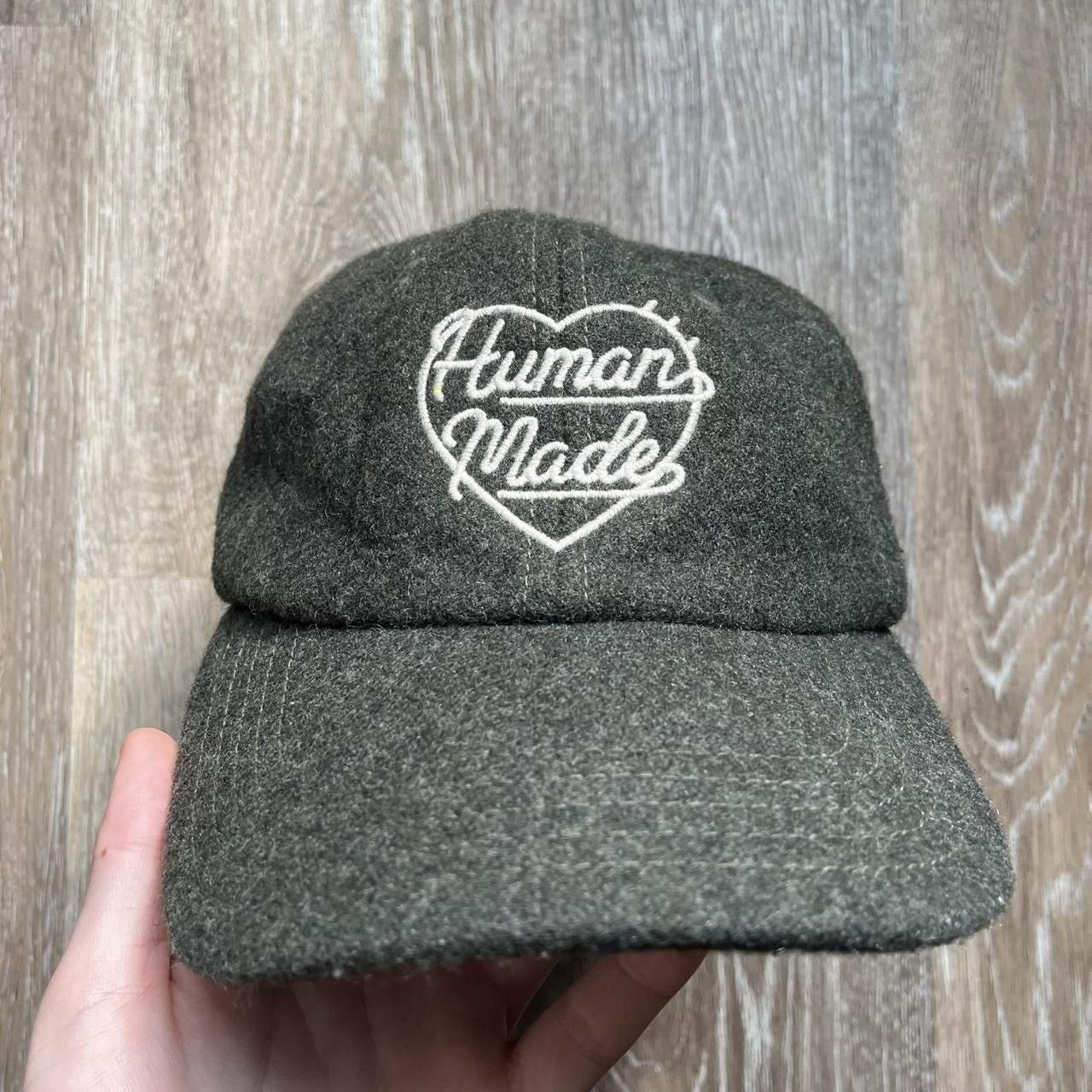 Human Made human made grayish green wool dad hat Size ONE SIZE - 2 Thumbnail