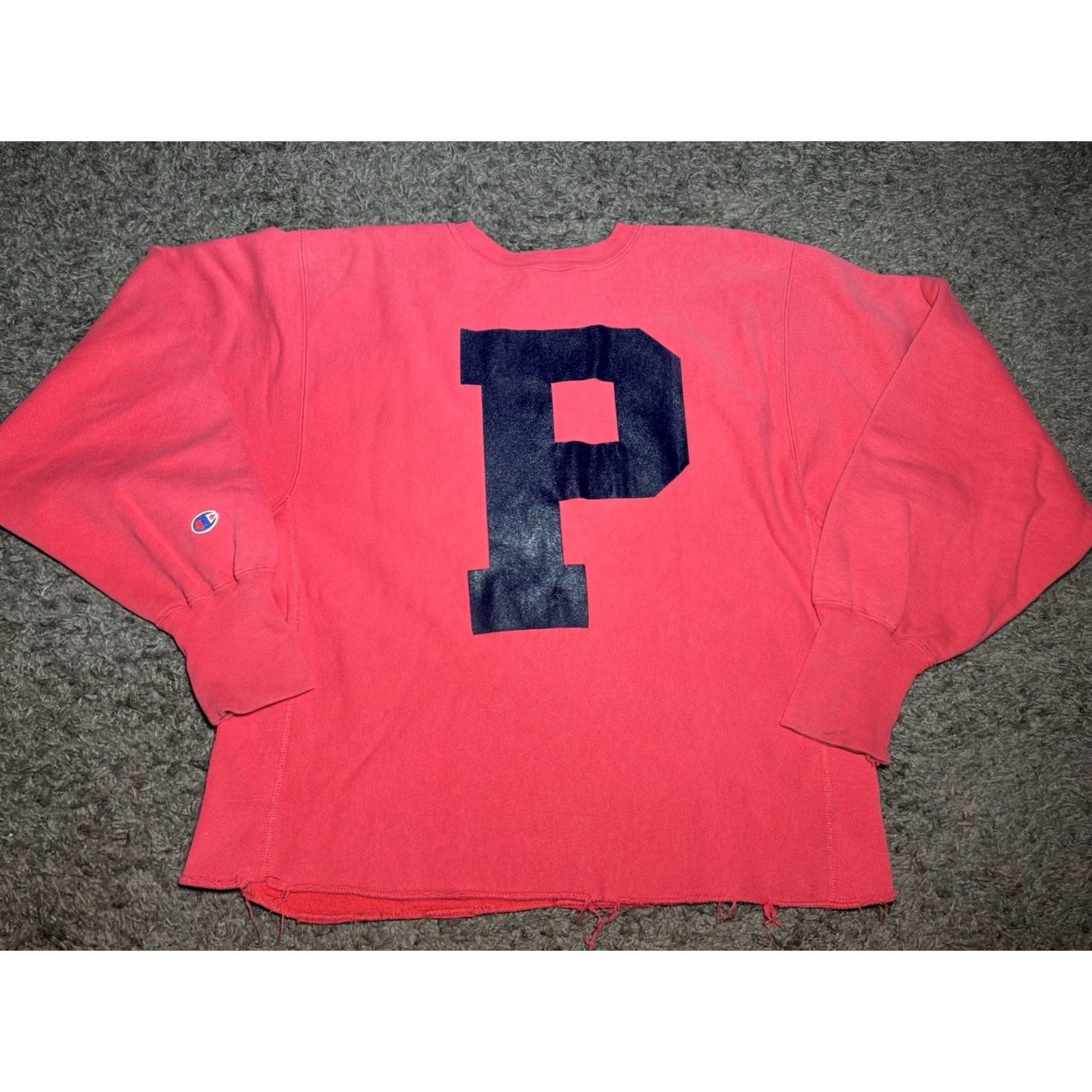 Champion VINTAGE Champion Reverse Weave Sweatshirt Pink XL Perkiomen School Pennsylvania 90s Grunge Mens Size XL / US 12-14 / IT 48-50 - 4 Thumbnail