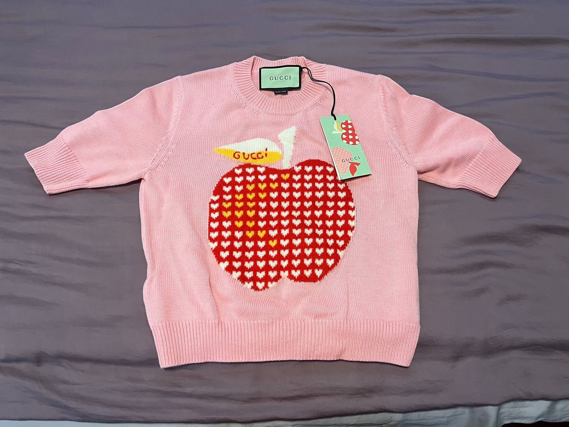 Gucci Gucci Pink knitted short sleeves 2501-Nextarrow Size US S / EU 44-46 / 1 - 1 Thumbnail