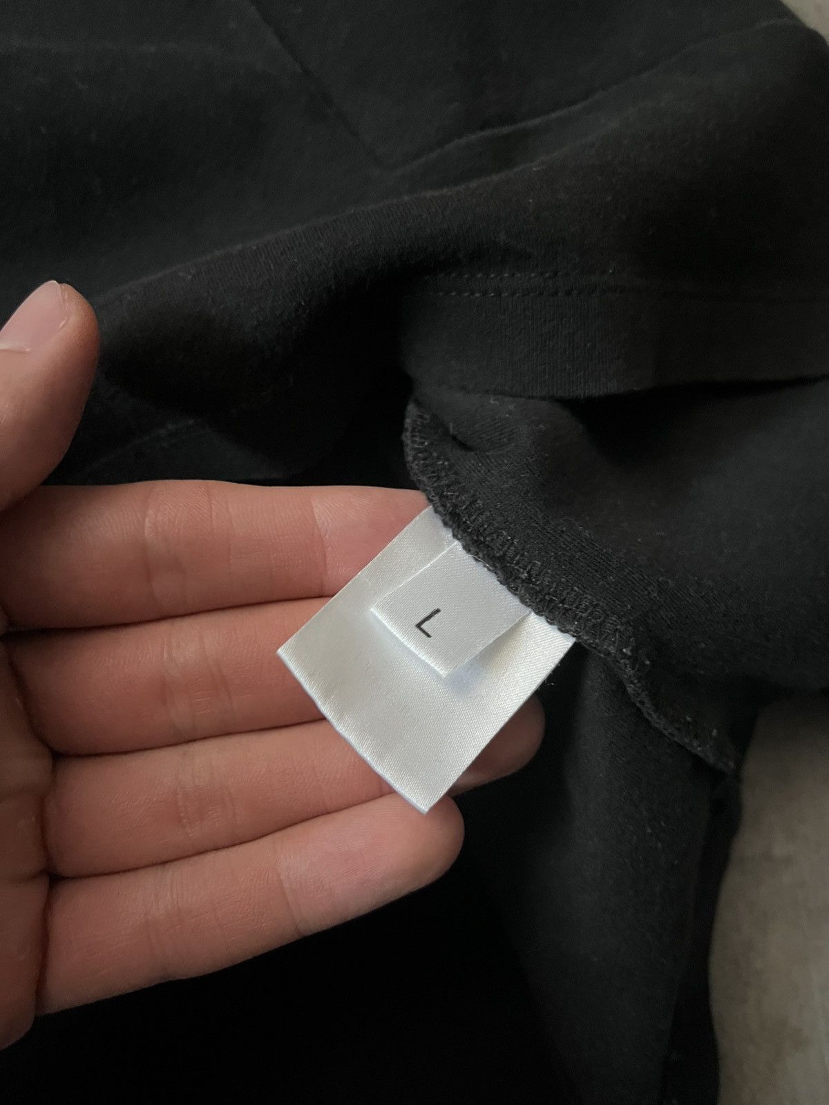 Raf Simons Vintage Raf Simons 00s T-shirt black very rare Size US L / EU 52-54 / 3 - 4 Thumbnail