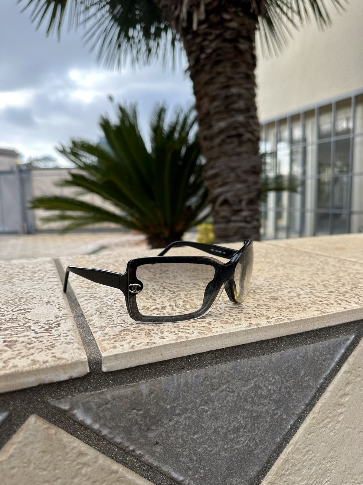 image of Chanel Sunglasses Black 5065 C501/8G, Men's