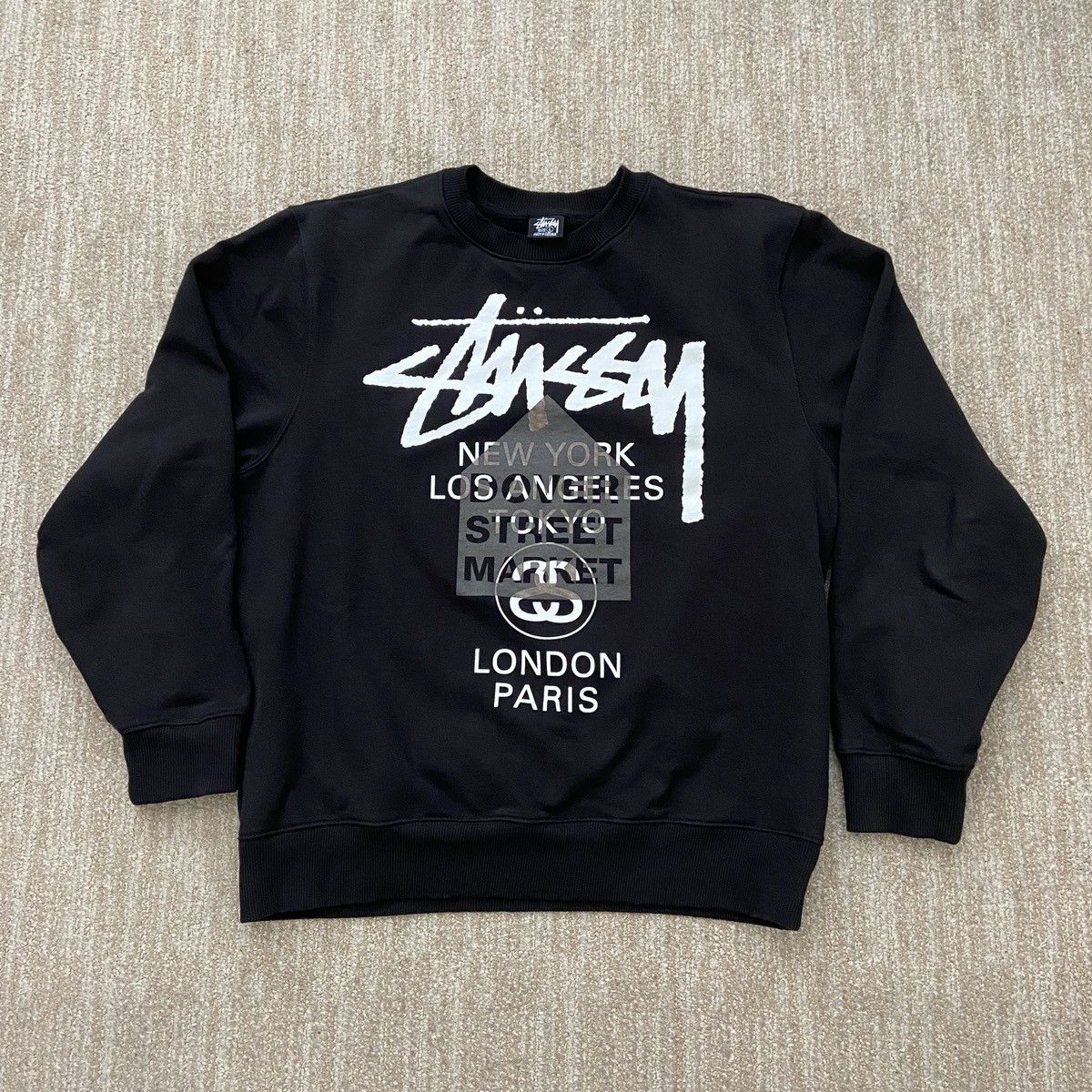 Stussy Dover Street Market Stüssy World Tour Crew Size US L / EU 52-54 / 3 - 1 Preview