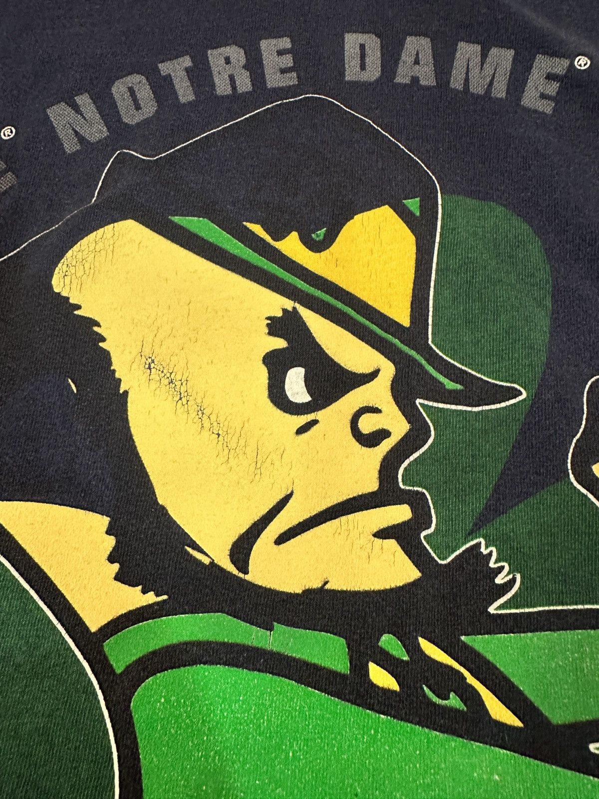 Other Vintage Notre Dame Fightin’ Irish Two-Sided Tee USA L Size US L / EU 52-54 / 3 - 4 Thumbnail