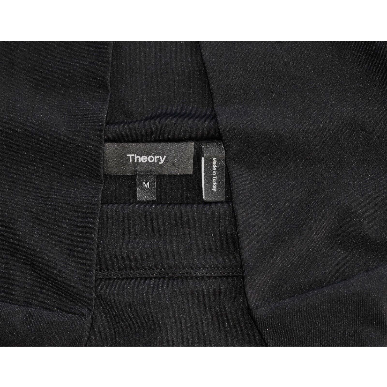 Theory A6 Auth THEORY Sabrynna Off Shoulder Black Nylon Top Size M Size M / US 6-8 / IT 42-44 - 5 Thumbnail