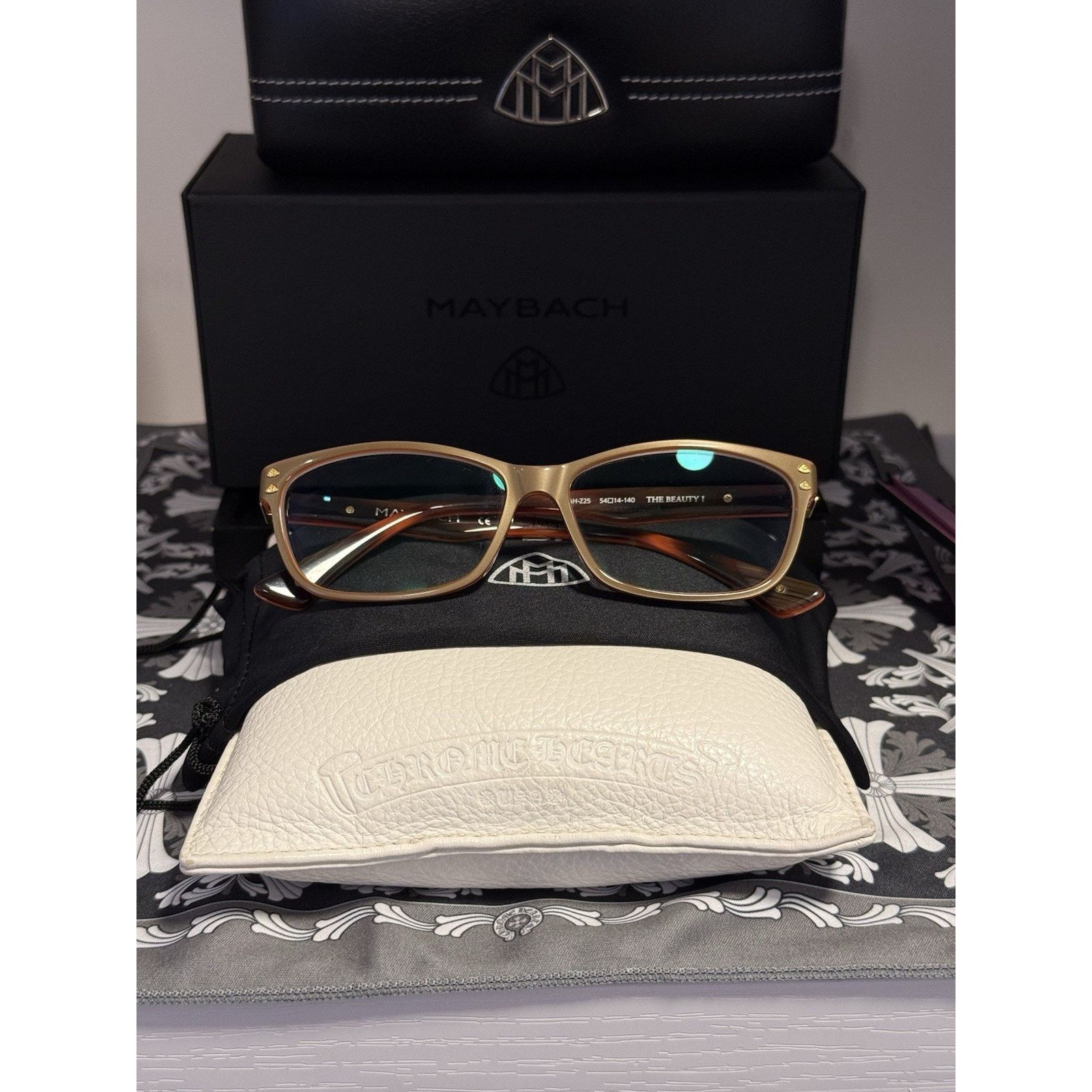 MAYBACH Eyewear Rare Maybach “The Beauty I” Wood Glasses Size ONE SIZE - 2 Thumbnail