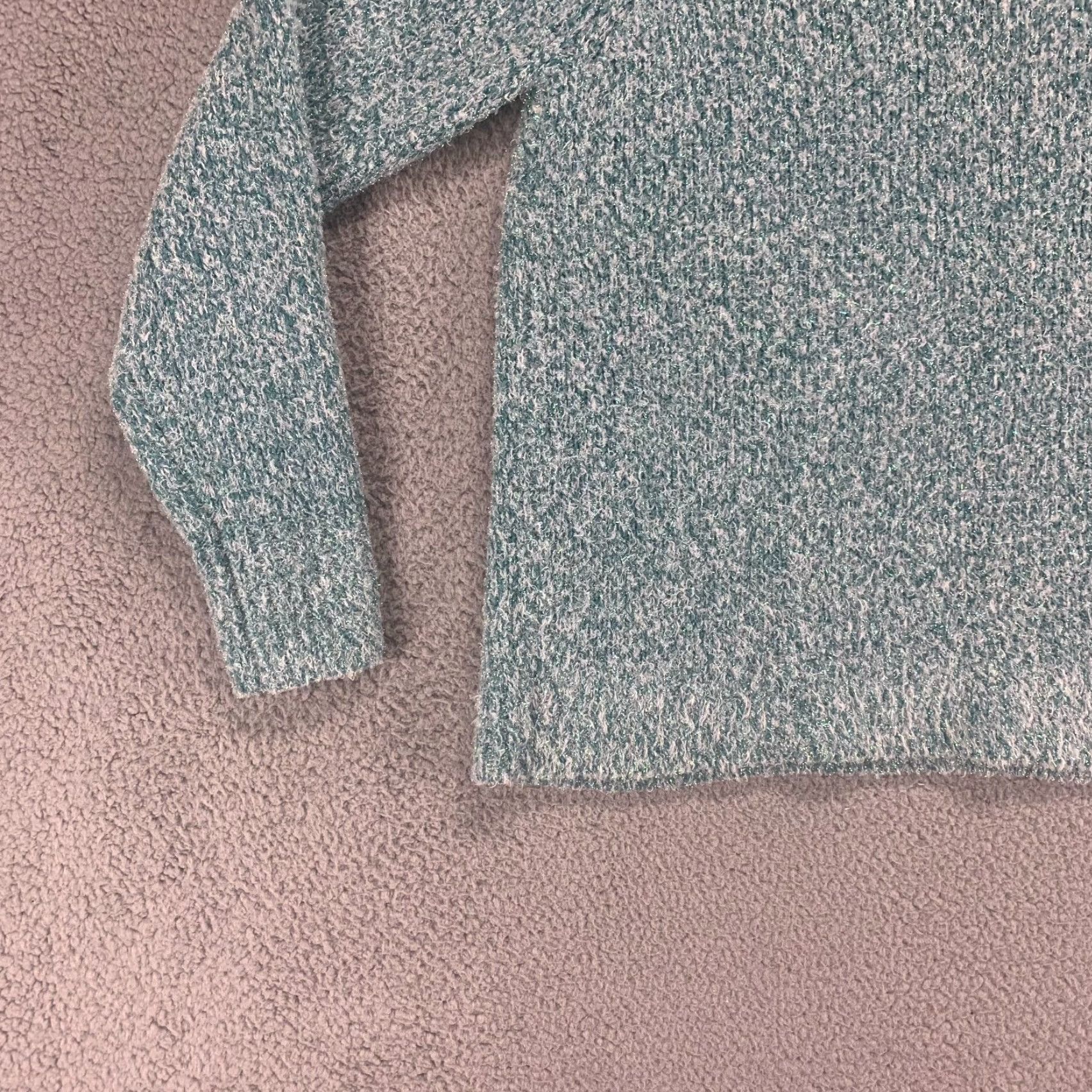 Loft LOFT Sweater Womens Medium Blue Pullover Long Sleeve Metallic Acrylic Casual Size M / US 6-8 / IT 42-44 - 5 Thumbnail