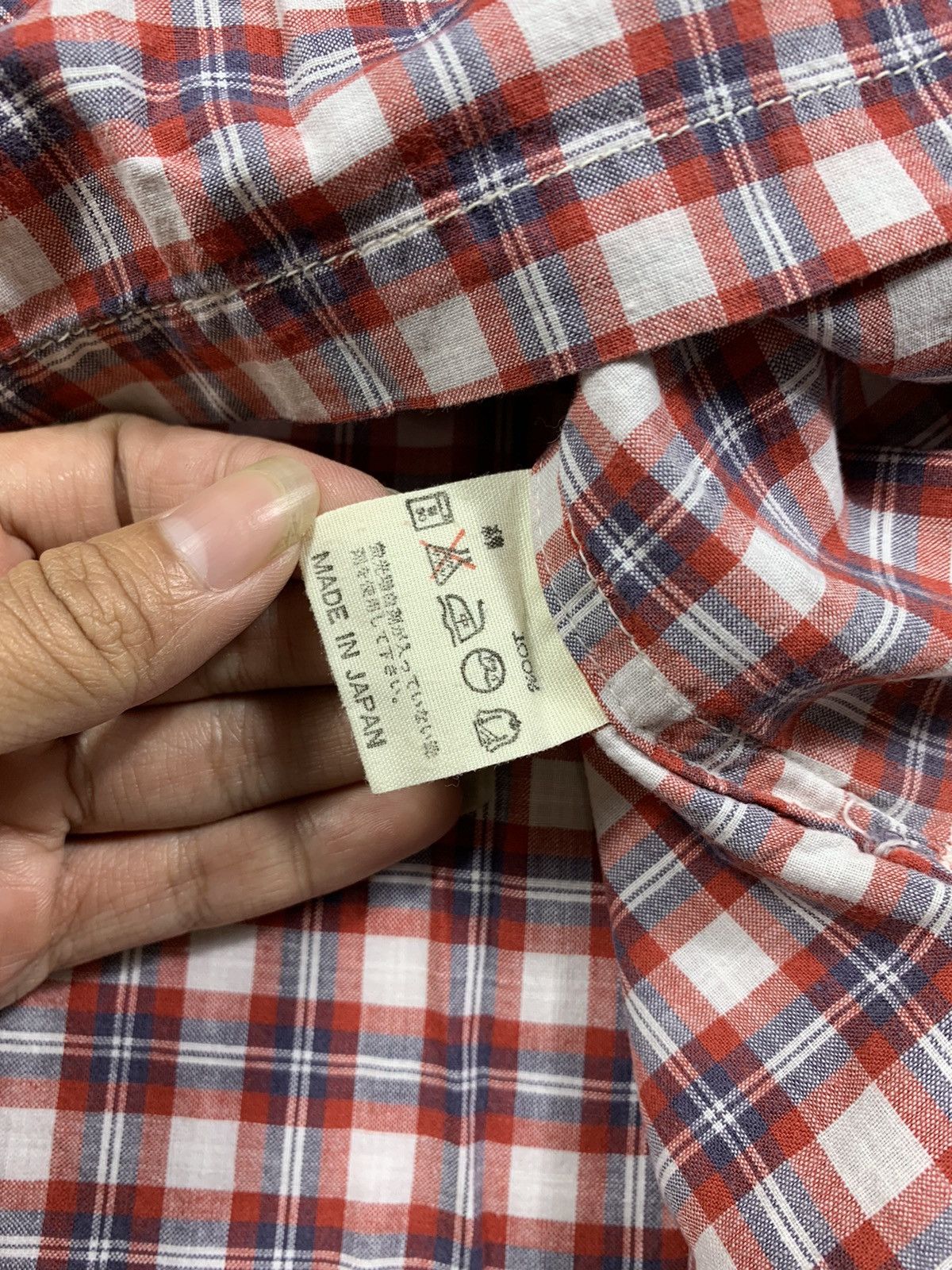 45rpm 45Rpm Plaid Tartan Button Up Shirt Size US S / EU 44-46 / 1 - 4 Thumbnail