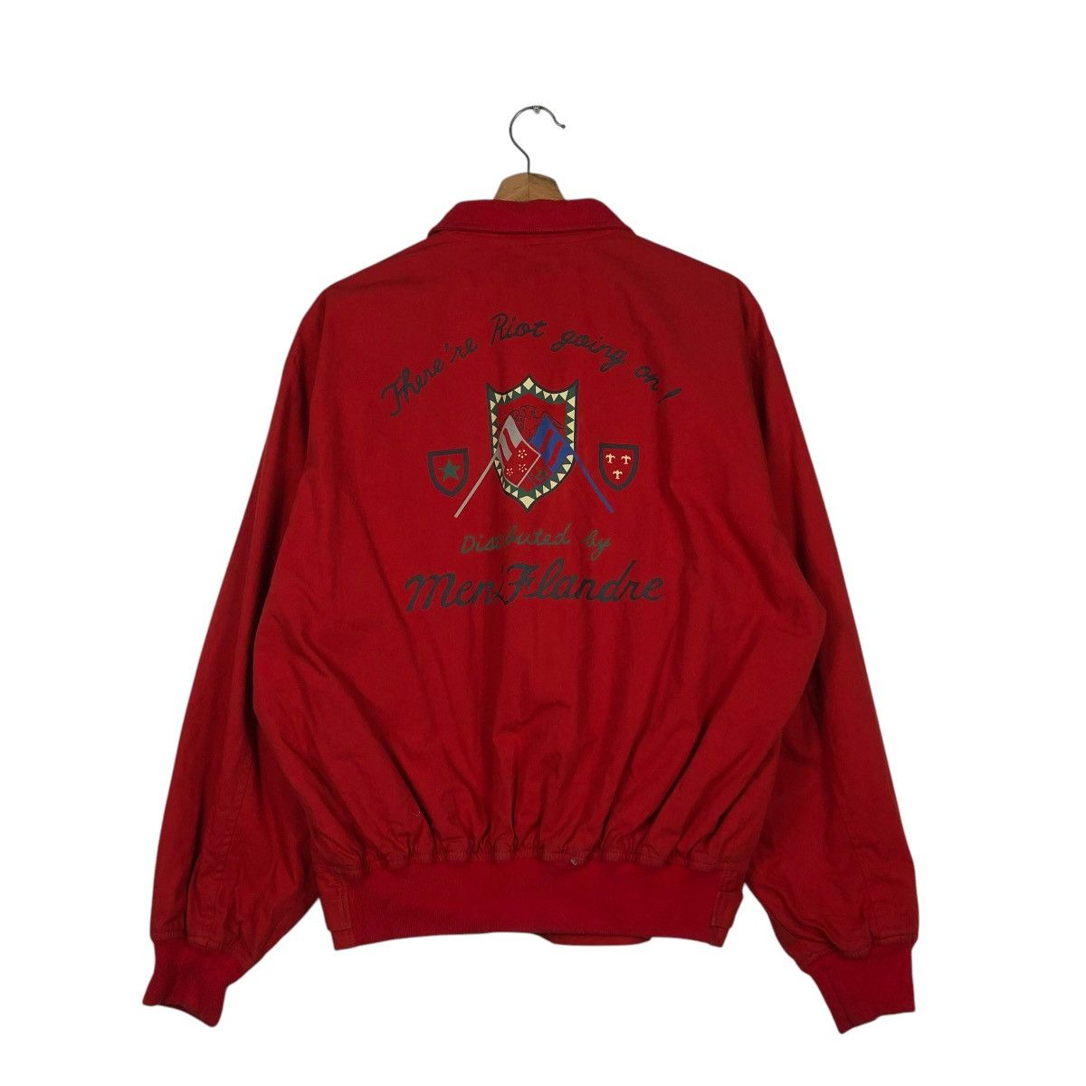 Japanese Brand 🔥RICH RED VINTAGE BOMBER JACKET MEN’S FLANDRE ISSEY MIYAKE Size US M / EU 48-50 / 2 - 10 Thumbnail