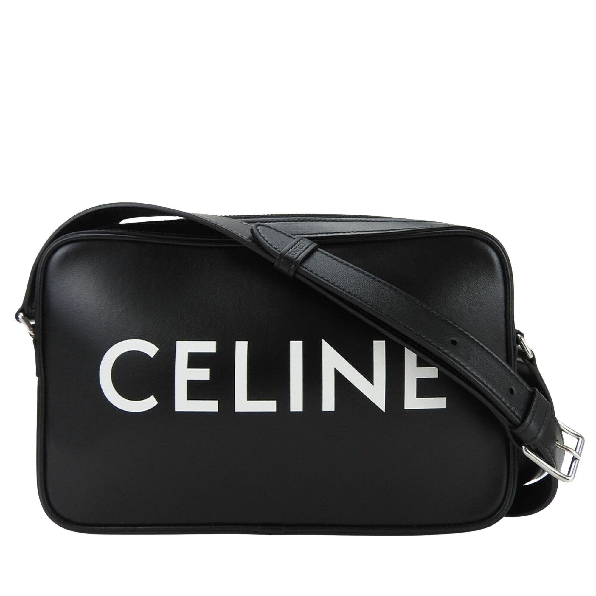image of Celine Céline Triomphe Shoulder in Black, Women's