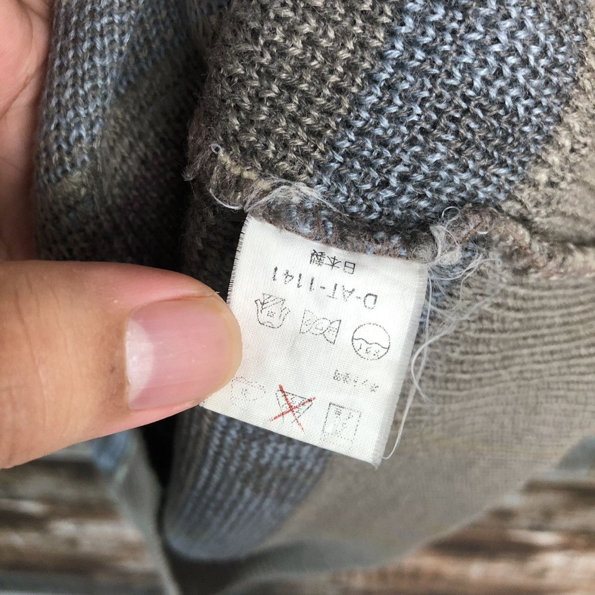 Homespun Knitwear × Japanese Brand Gccoto vintage japan Grey Vest Knitwear #A1764 Size US L / EU 52-54 / 3 - 9 Thumbnail
