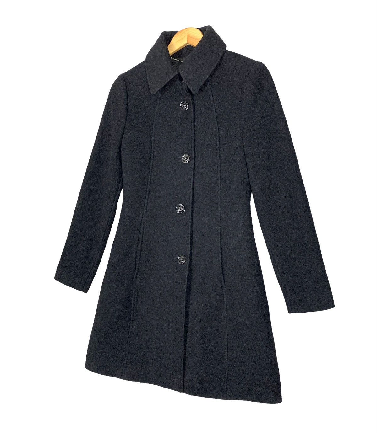 Guess Vintage Guess by Marciano Los Angeles Women Wool Trench Coat Size S / US 4 / IT 40 - 4 Thumbnail