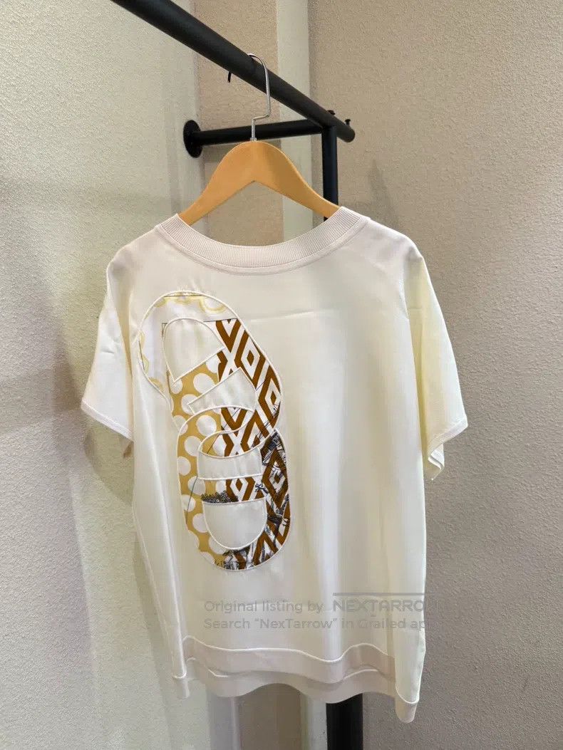 Hermes Hermes Silk Short-Sleeve T-Shirt Size XS / US 0-2 / IT 36-38 - 1 Thumbnail