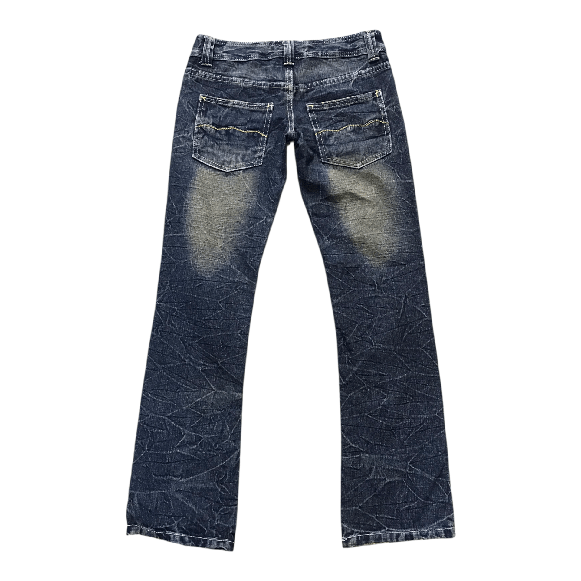Japanese Brand Flare Angelina Denim Pant Size US 30 / EU 46 - 3 Thumbnail