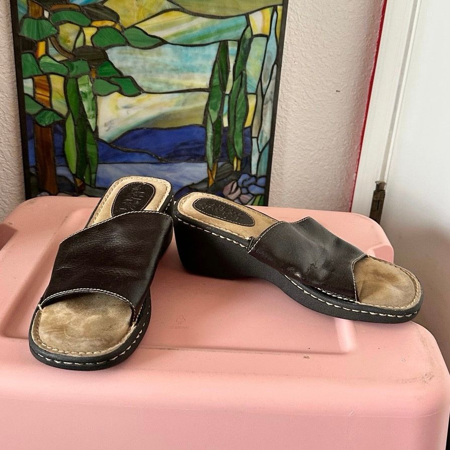 Other new twist brown platform sandals shoes Size US 8.5 / IT 38.5 - 1 Thumbnail