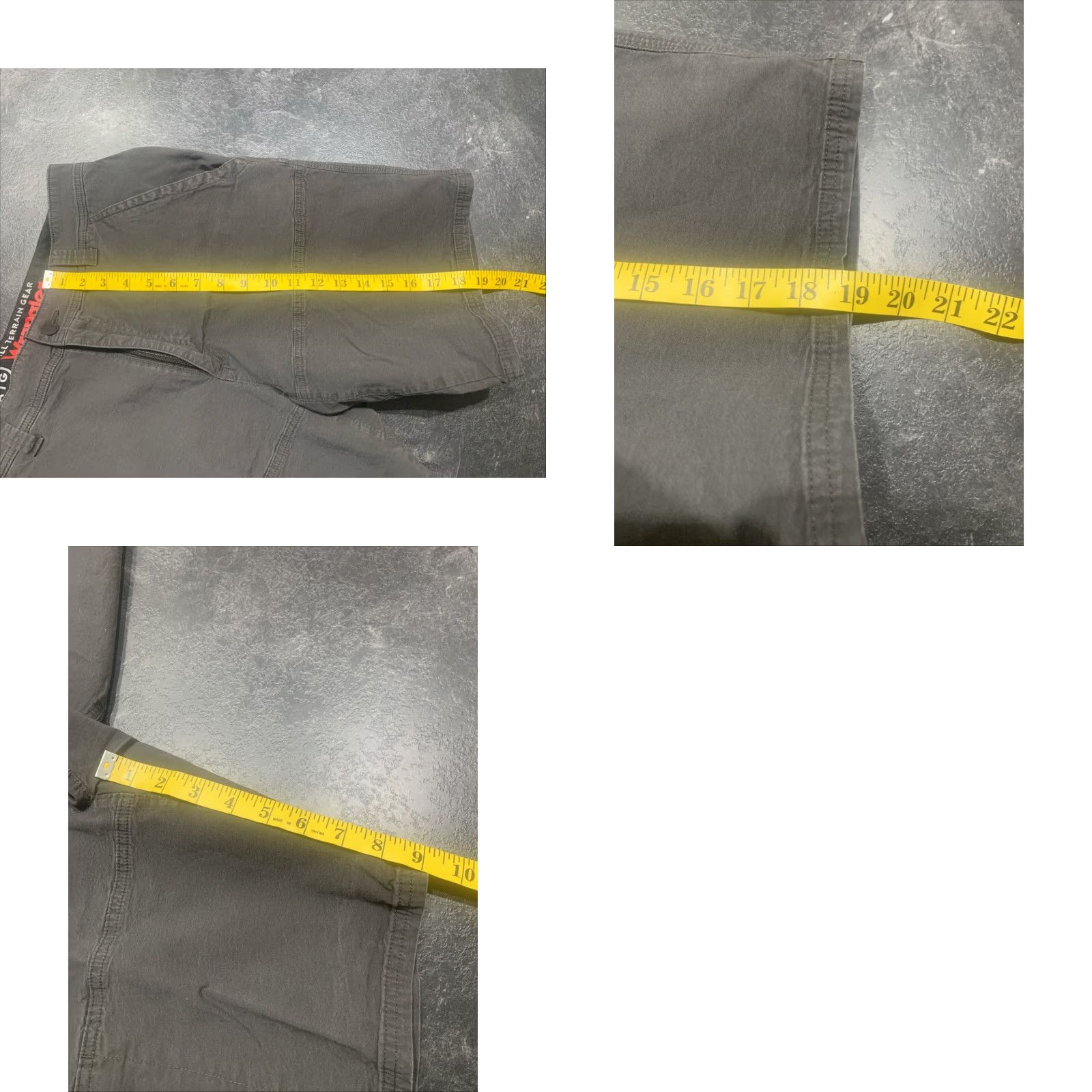 Wrangler VINTAGE Wrangler Men Cargo Shorts 34 Gray Cotton Canvas Utility Hiking Camping All Terrain Gear Size US 34 / EU 50 - 8 Thumbnail
